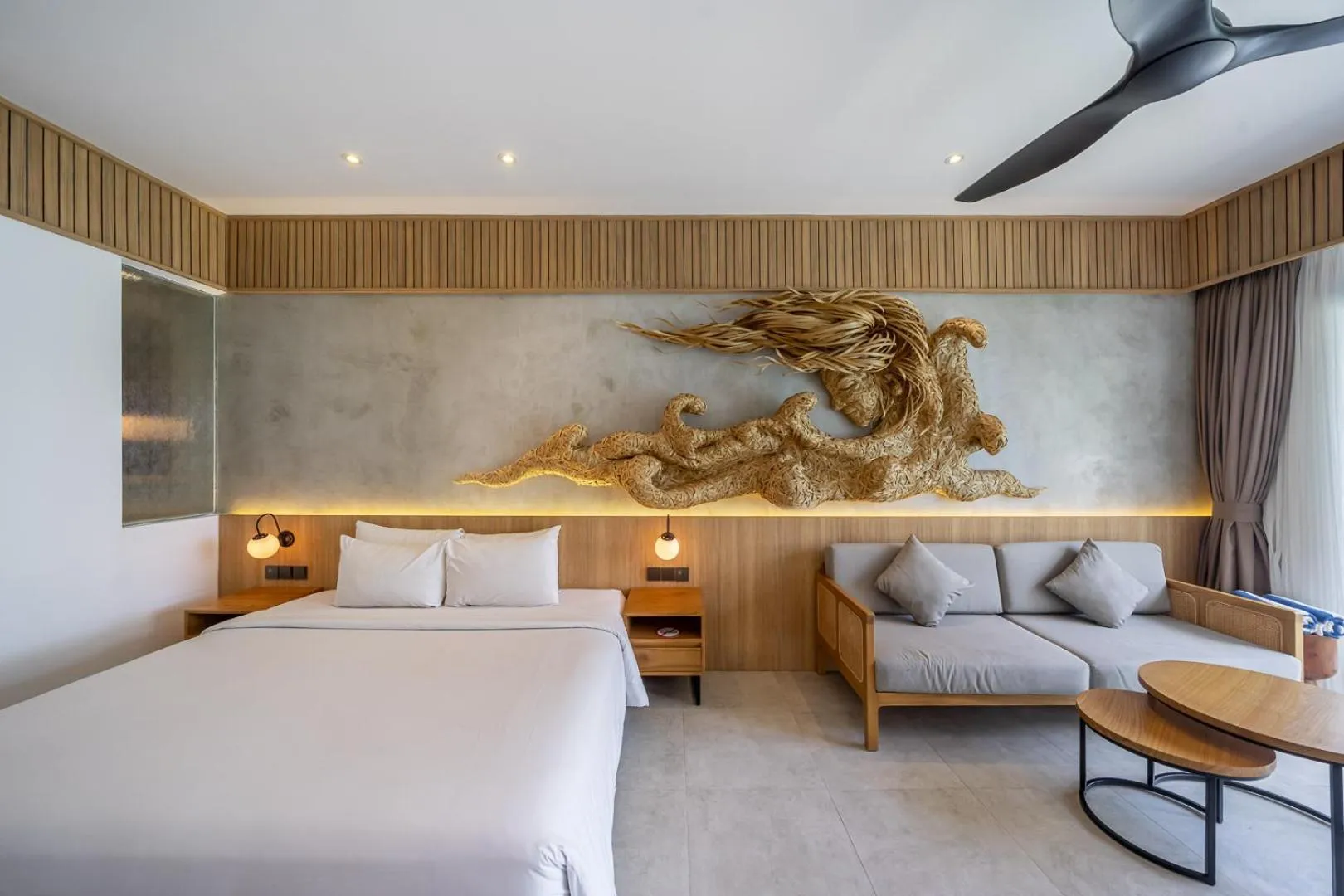 Bedroom, Bed in The Wave