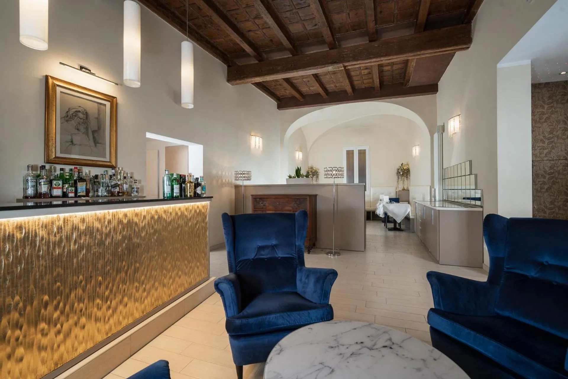 Lounge or bar in Albergo Rossini 1936 - Small & Charming