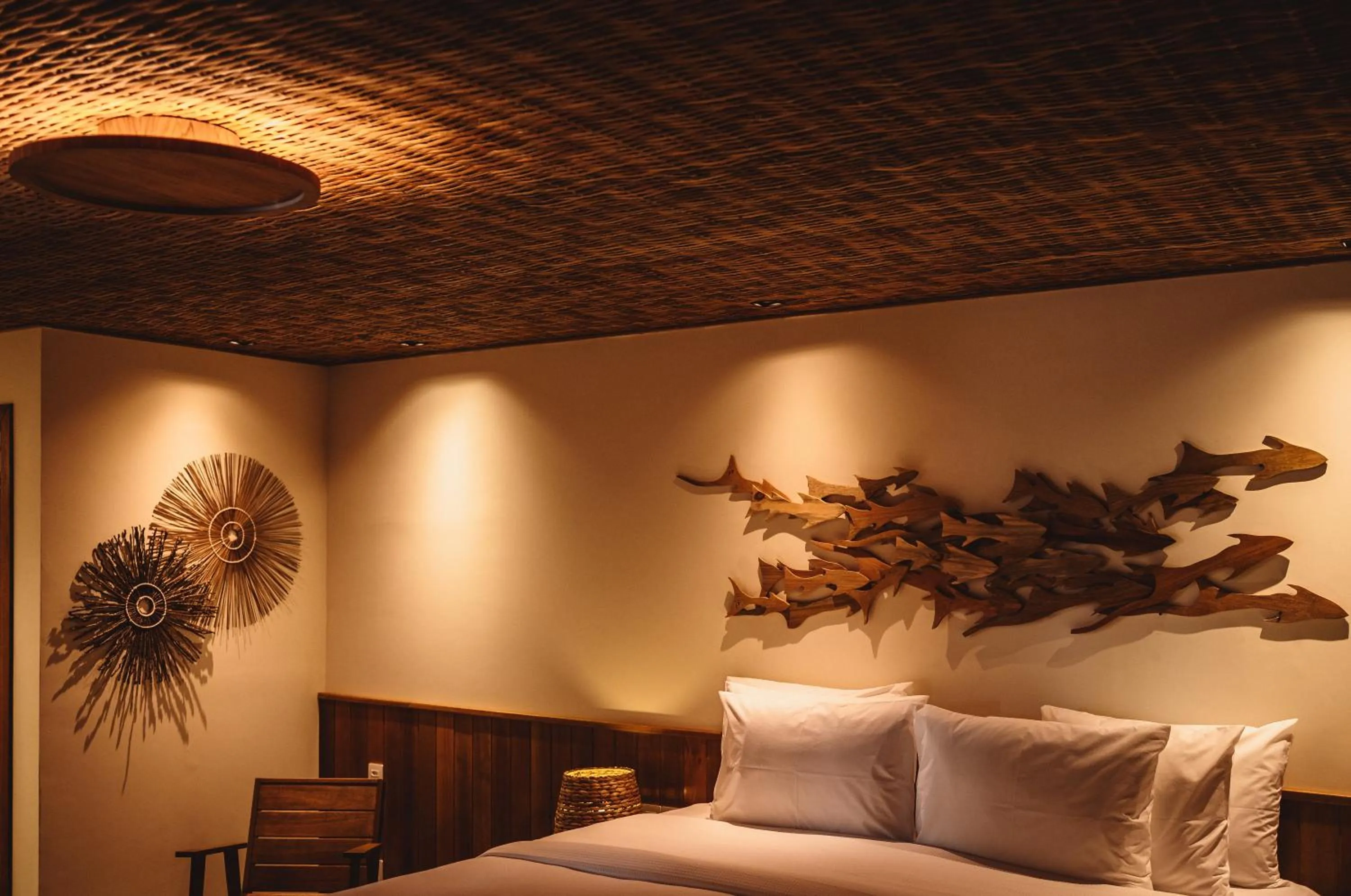 Bed in Pousada Moana