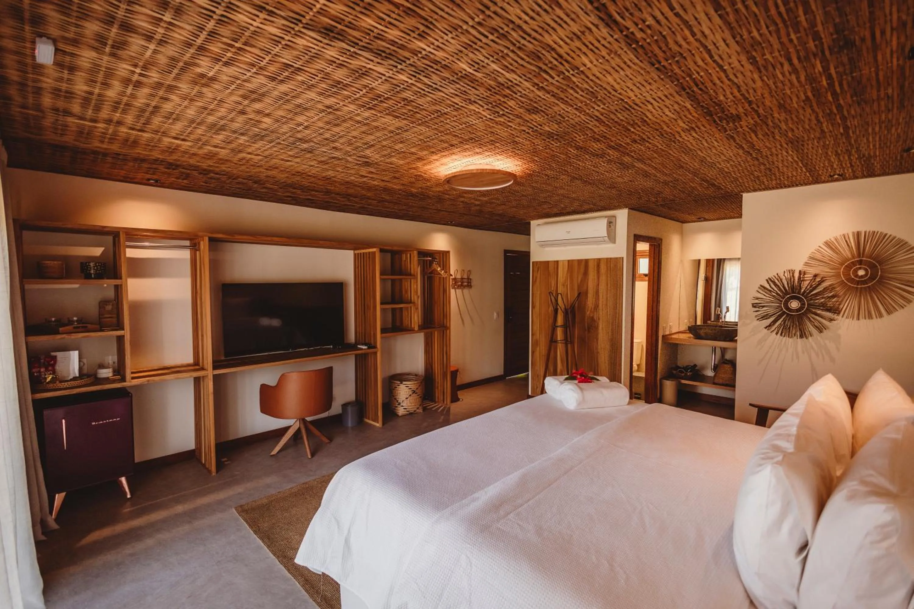 TV and multimedia, Bed in Pousada Moana