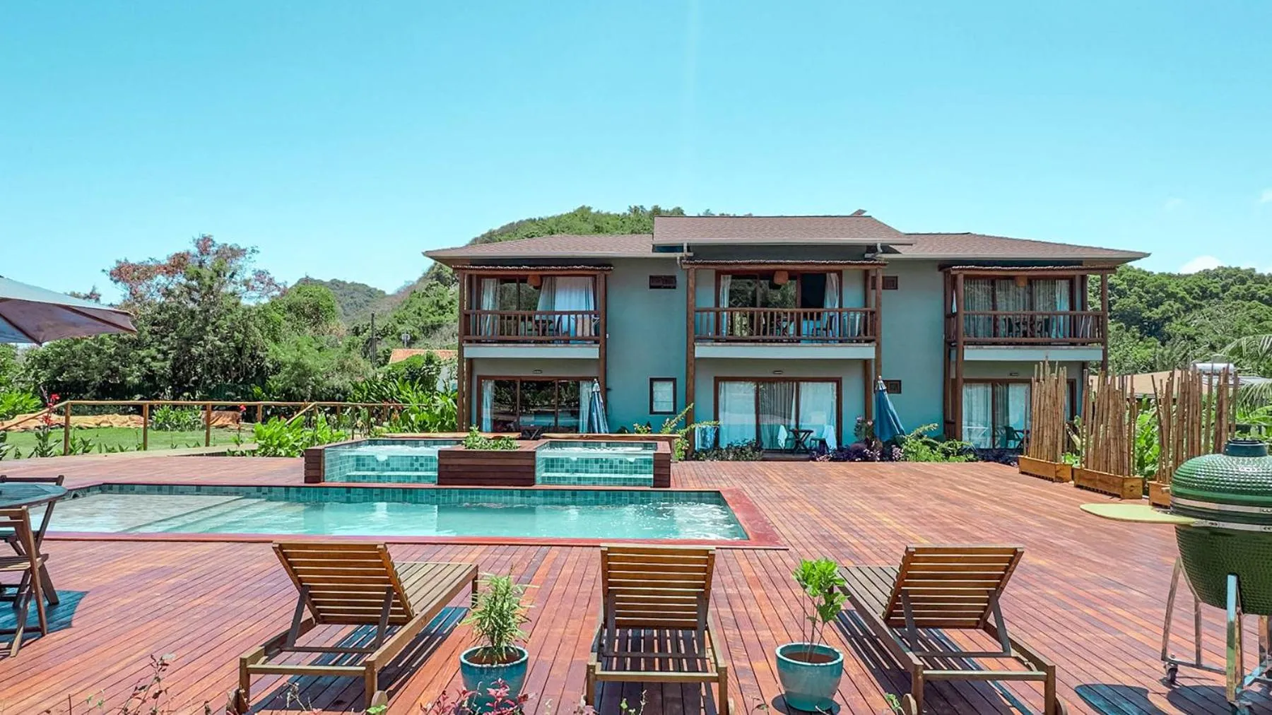 Garden in Pousada Moana