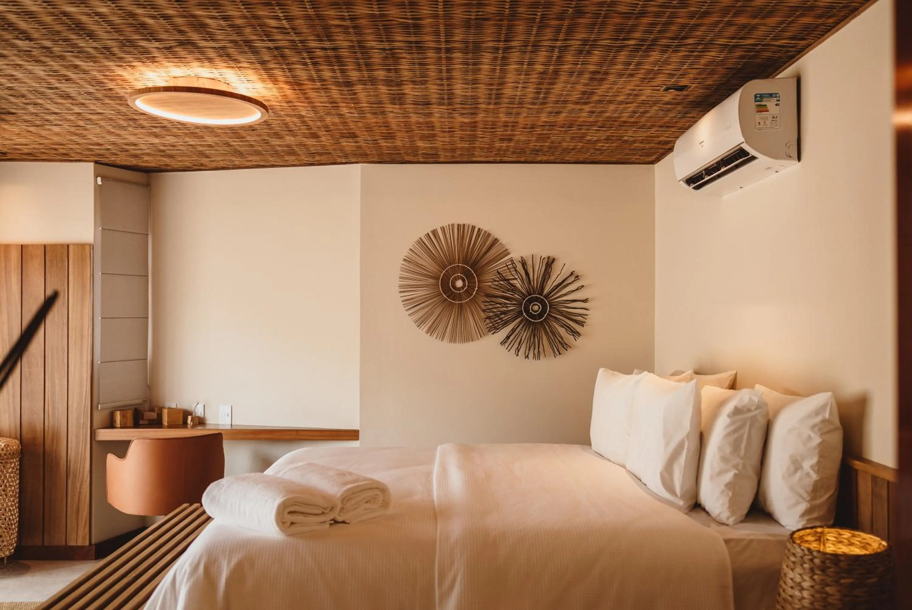 Bed in Pousada Moana