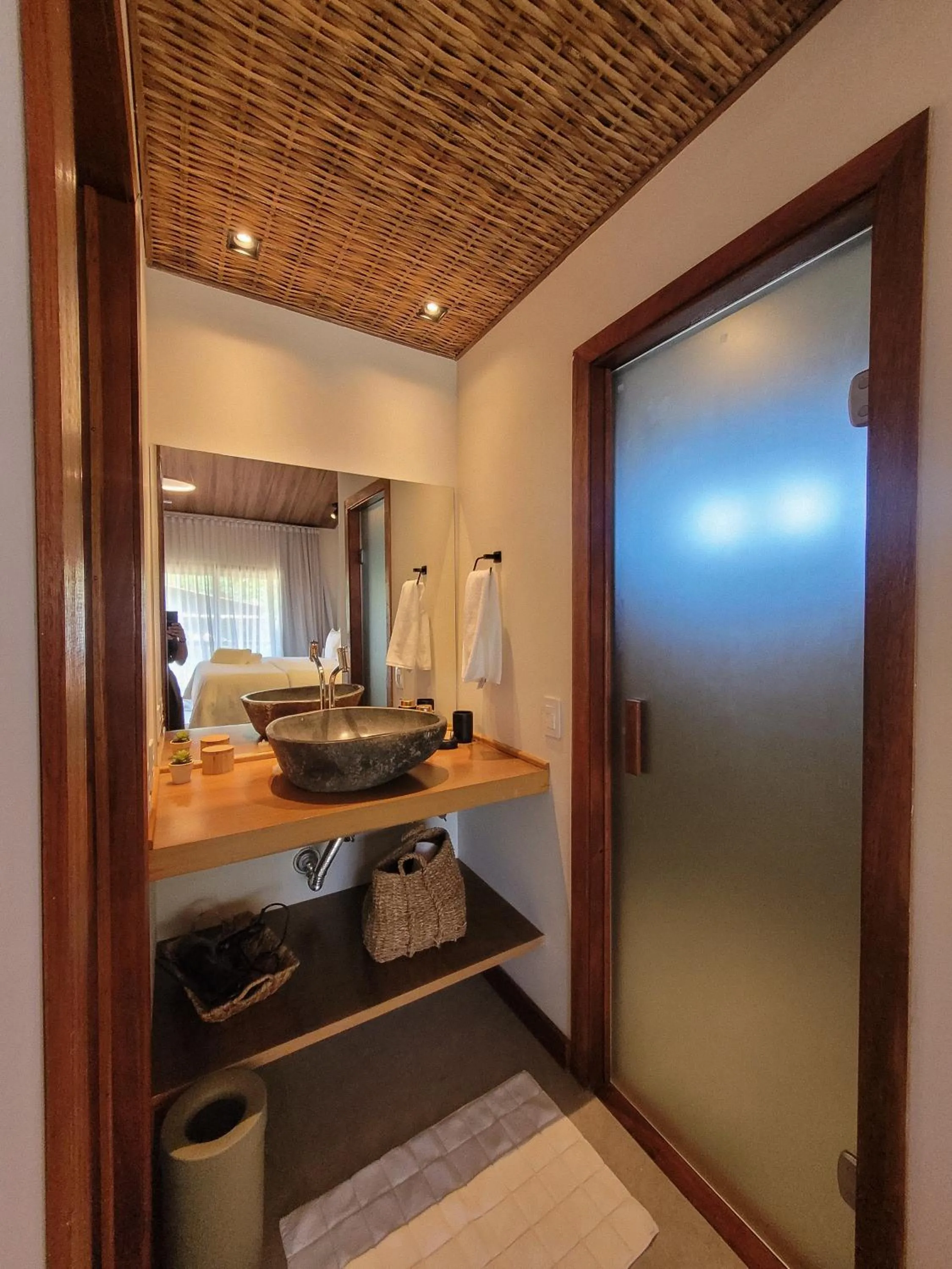 Bathroom in Pousada Moana