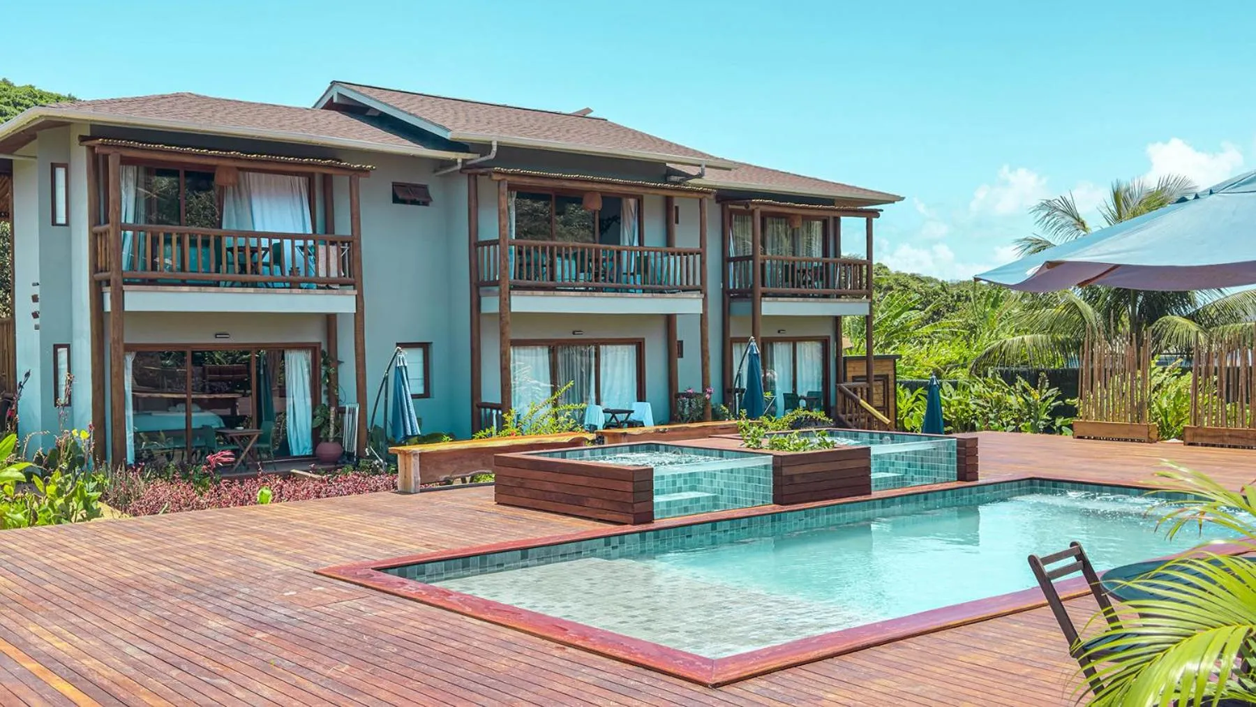 Hot Tub in Pousada Moana