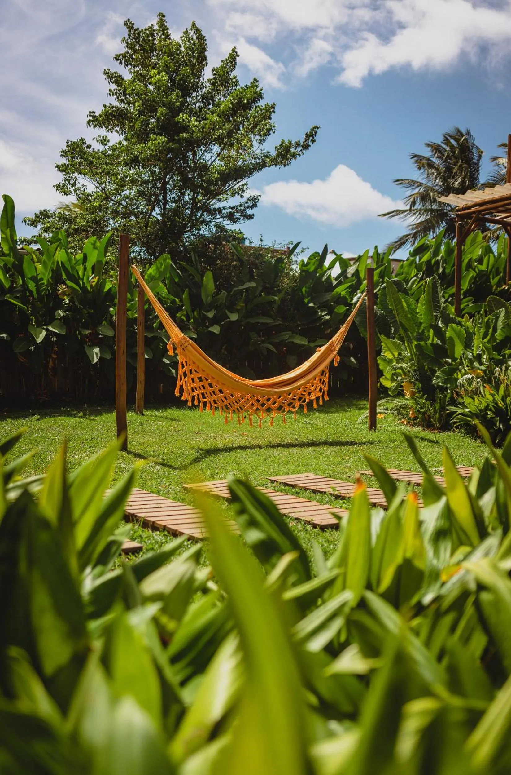 Garden in Pousada Moana
