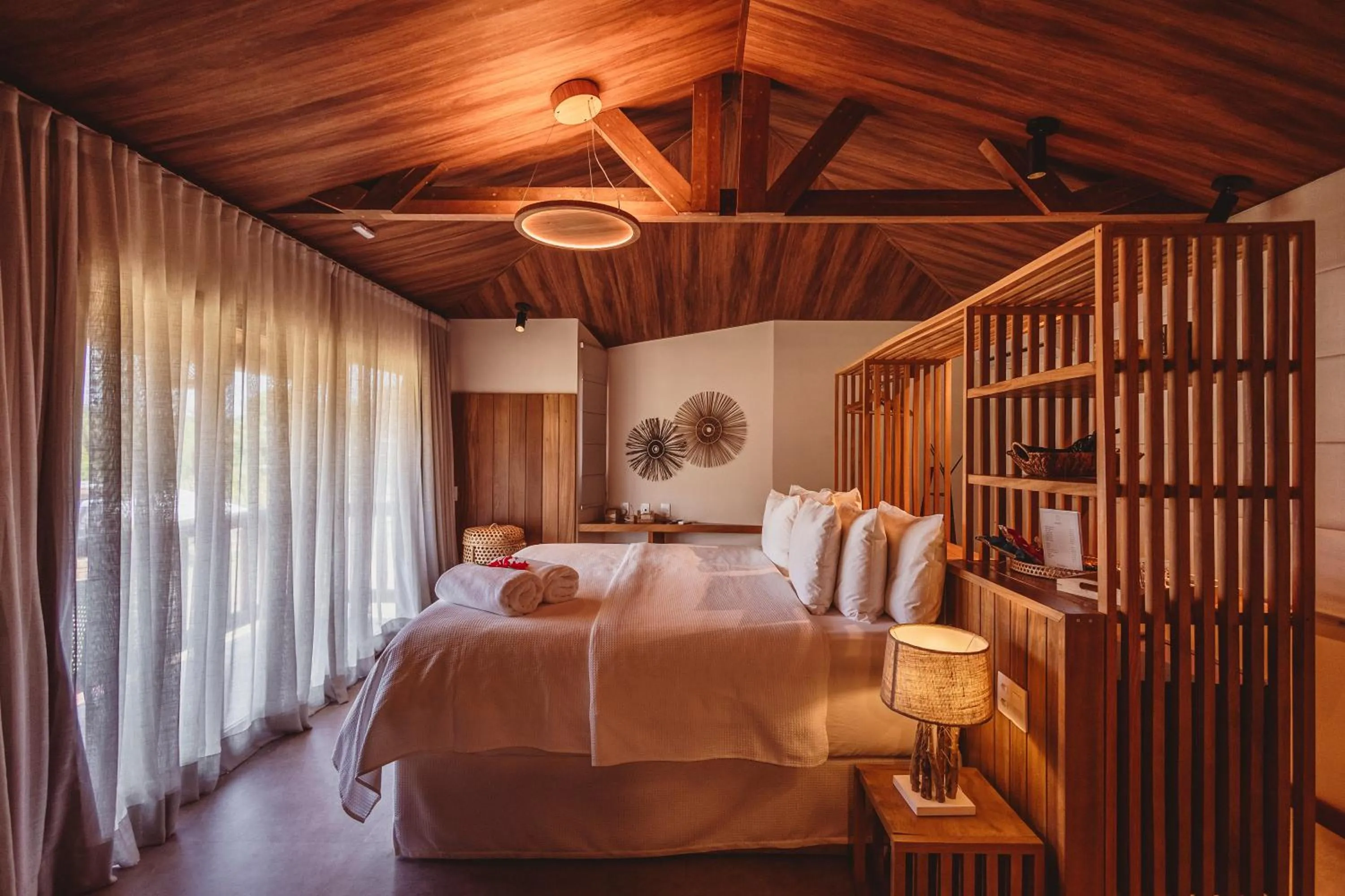 Bed in Pousada Moana