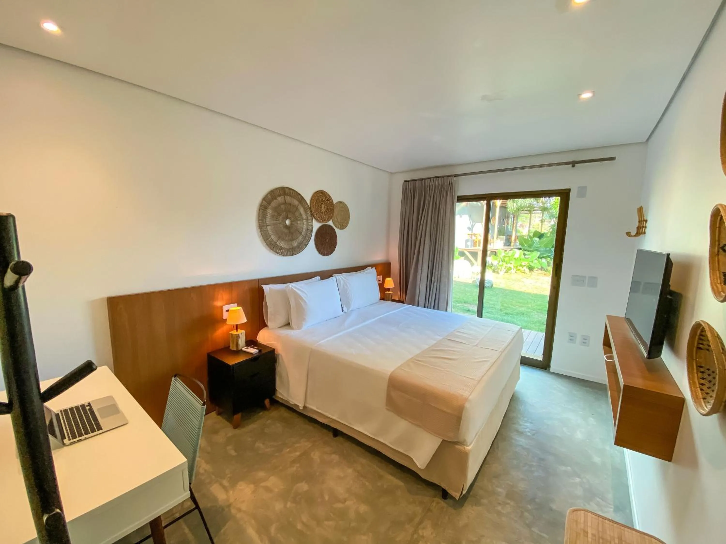 Bed in Pousada Moana