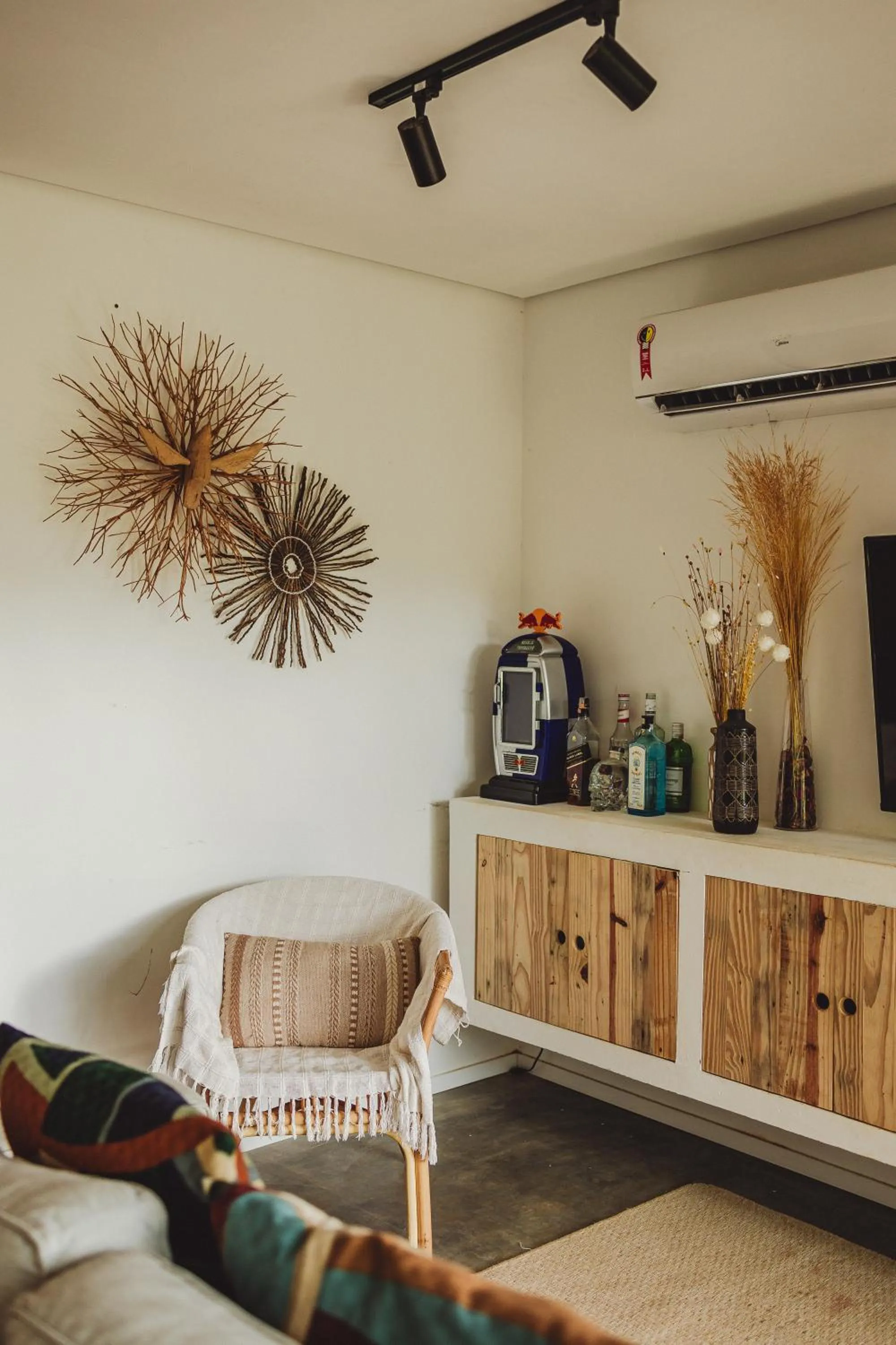 Living room in Pousada Moana