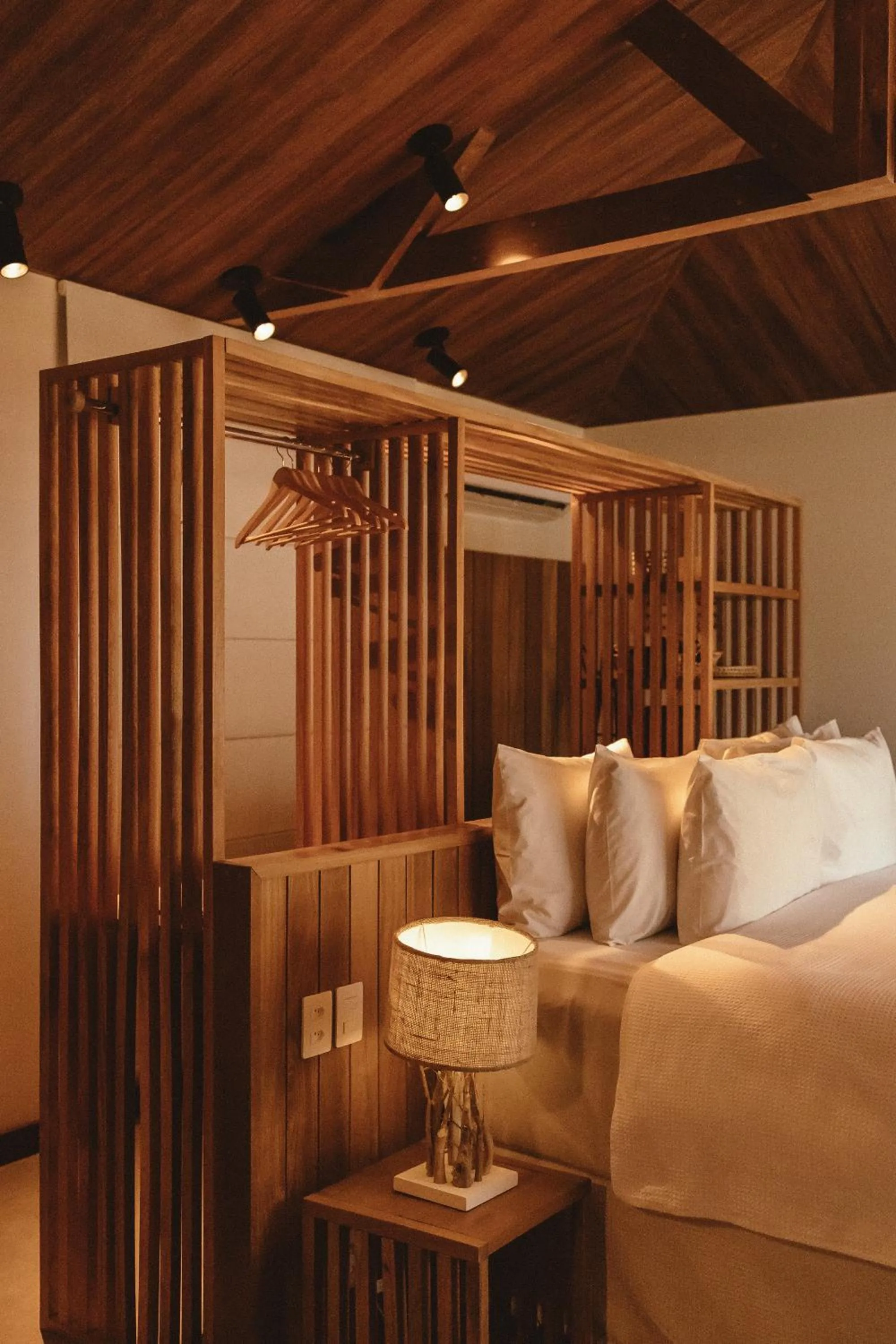 Bed in Pousada Moana