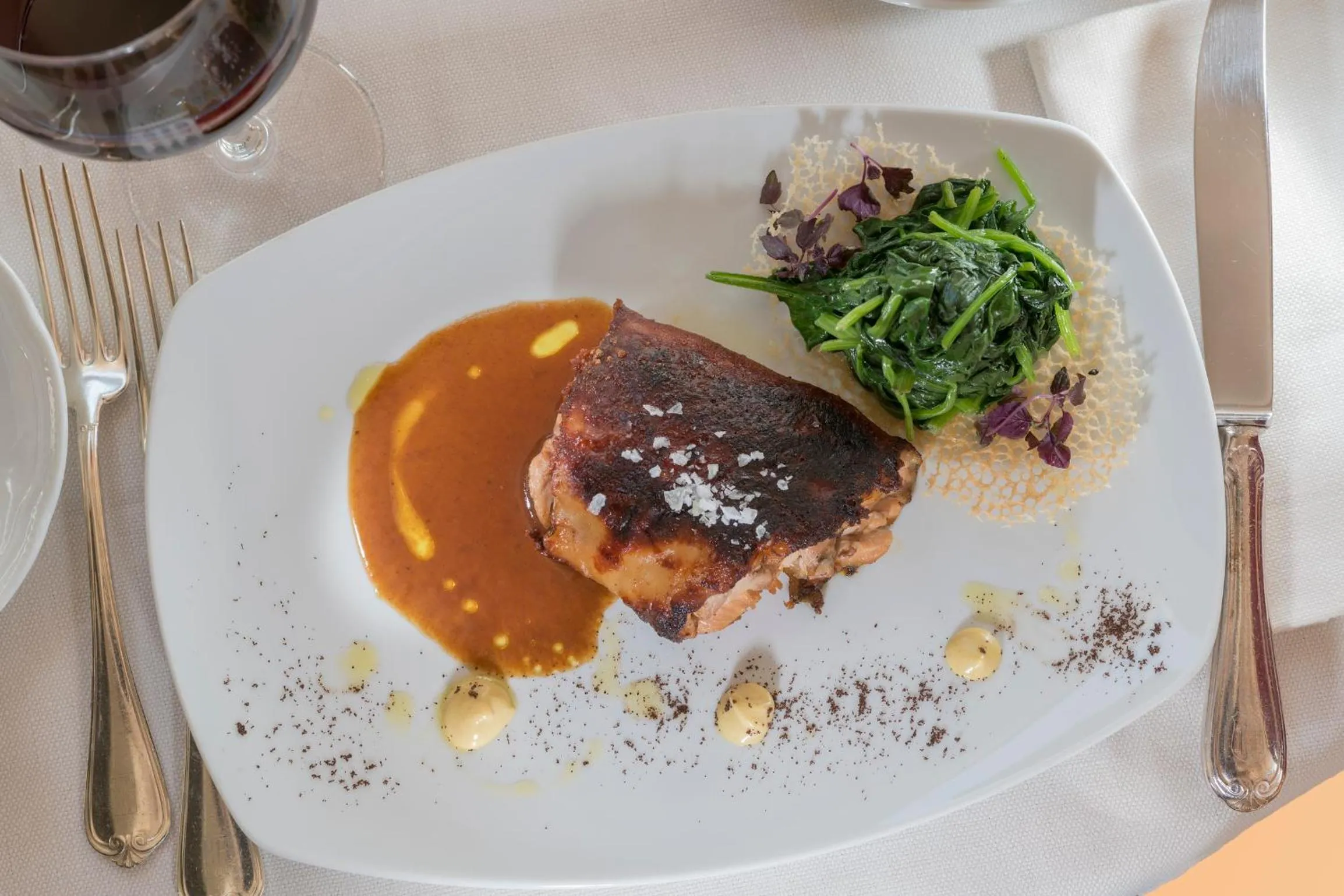 Food close-up in Bettoja Hotel Atlantico