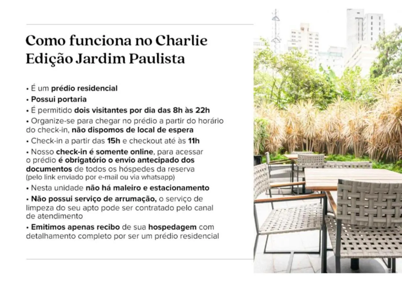 Text overlay in Charlie Edição Jardim Paulista