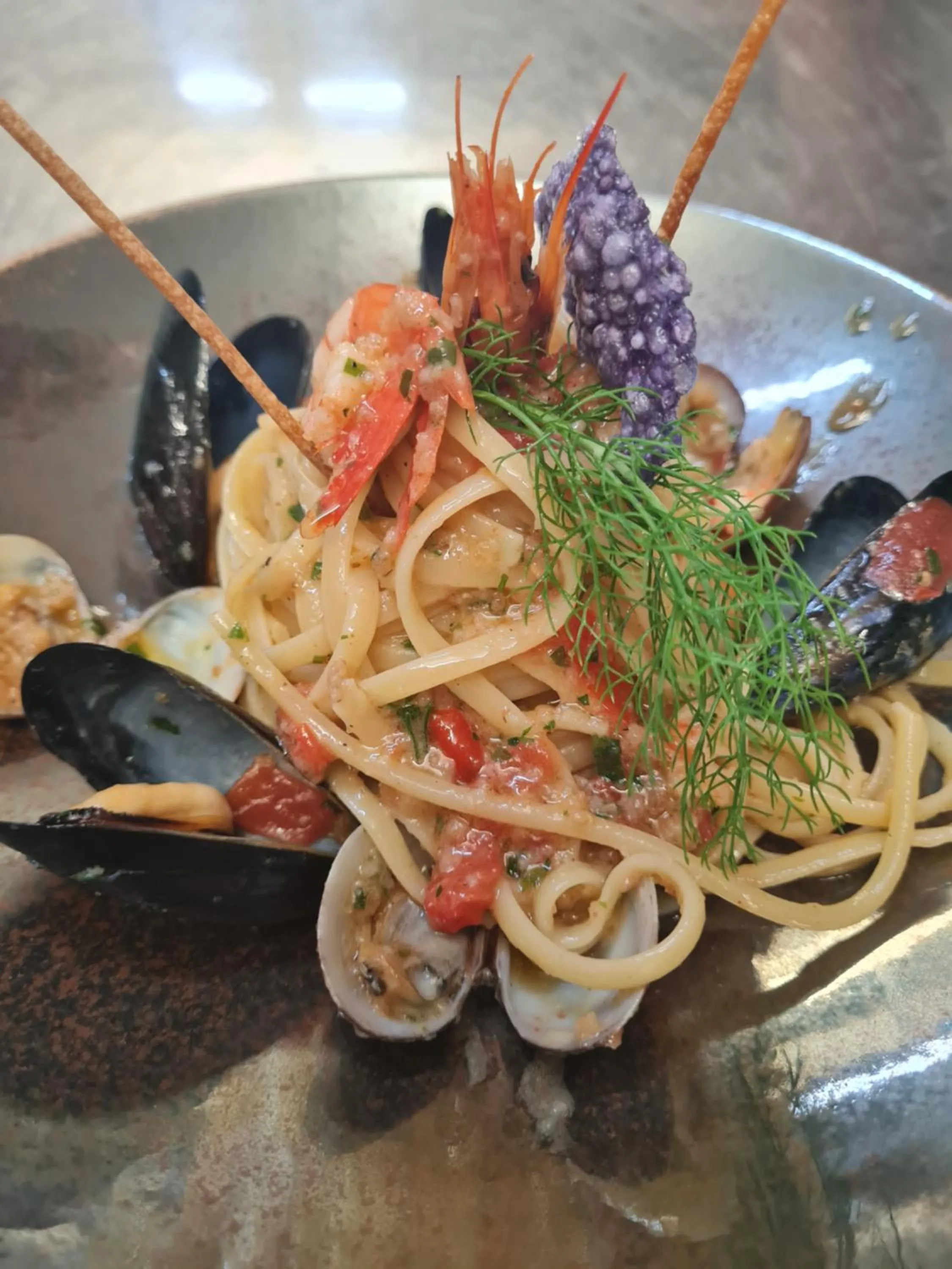 Restaurant/places to eat in La Bussola Hotel Calabria