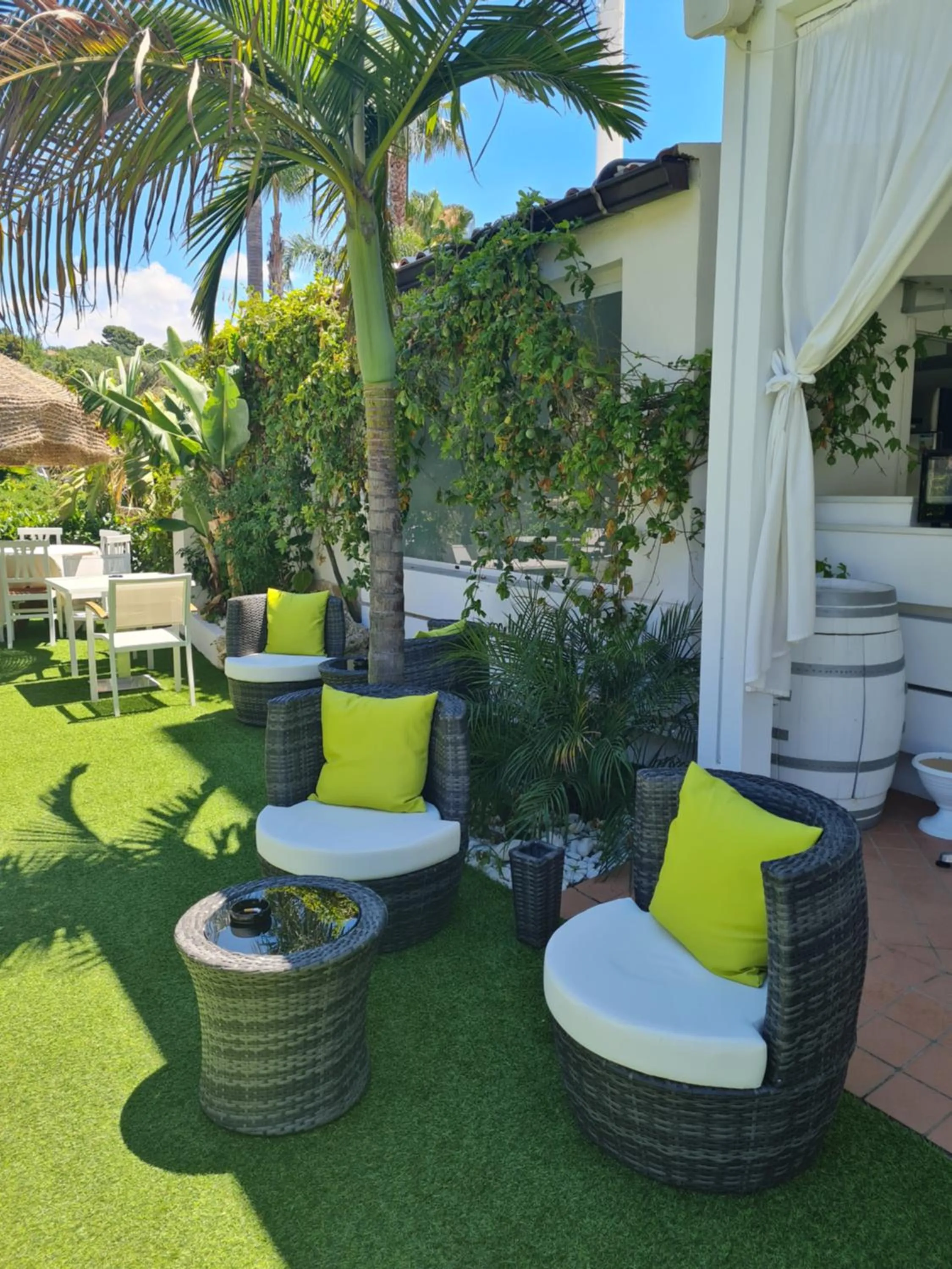 Garden in La Bussola Hotel Calabria