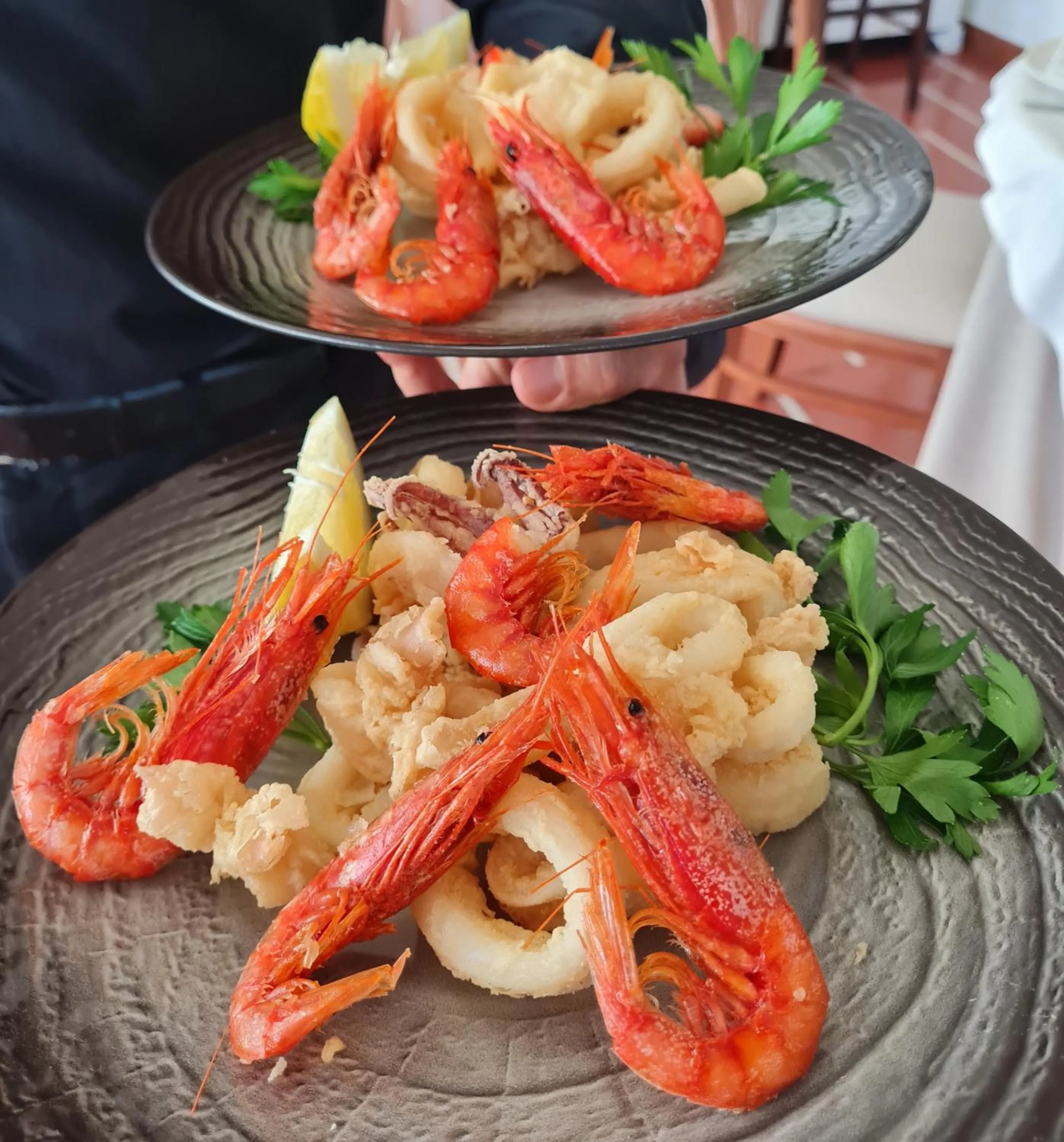 Food close-up in La Bussola Hotel Calabria