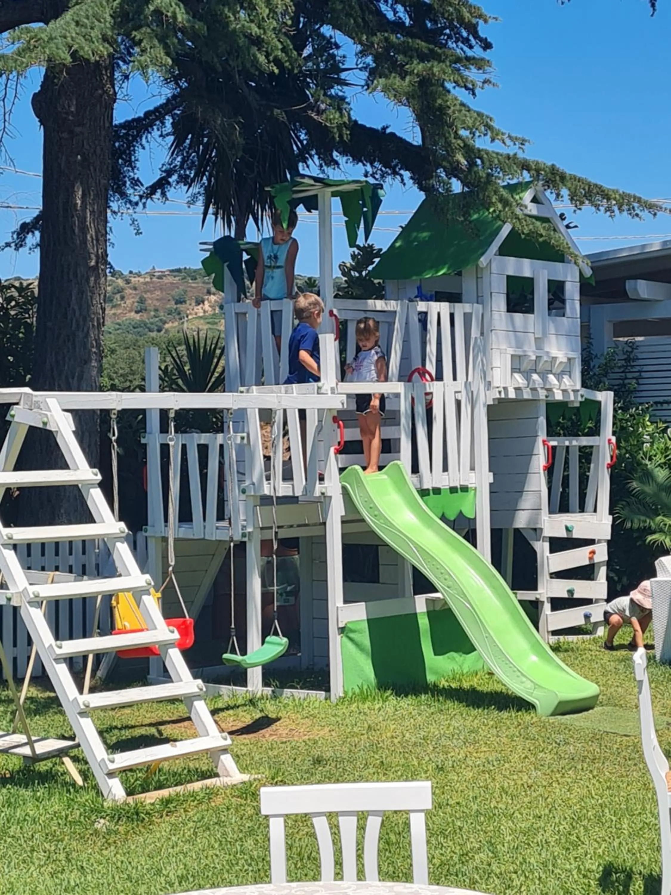 Children play ground in La Bussola Hotel Calabria
