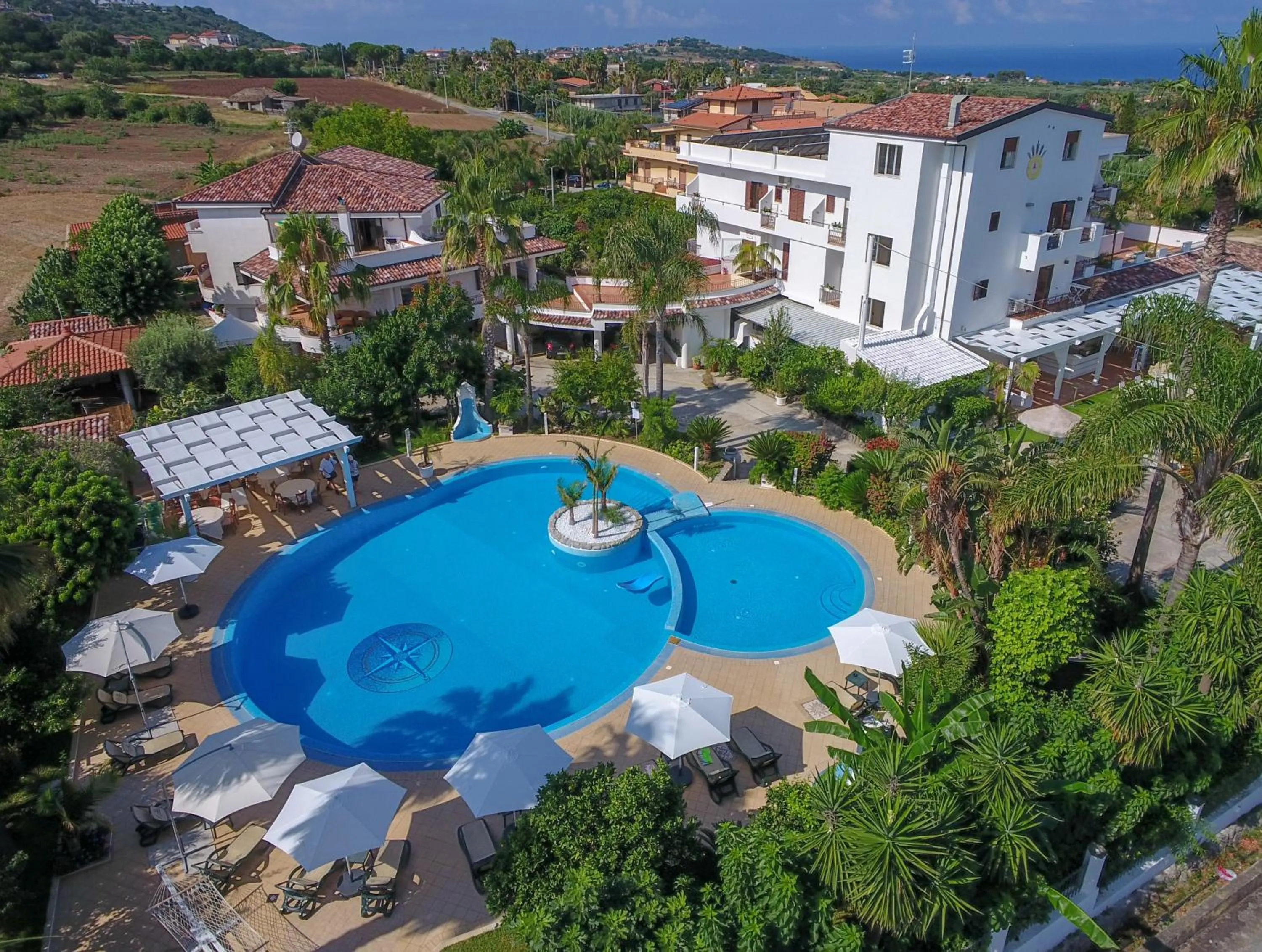 Bird's eye view in La Bussola Hotel Calabria