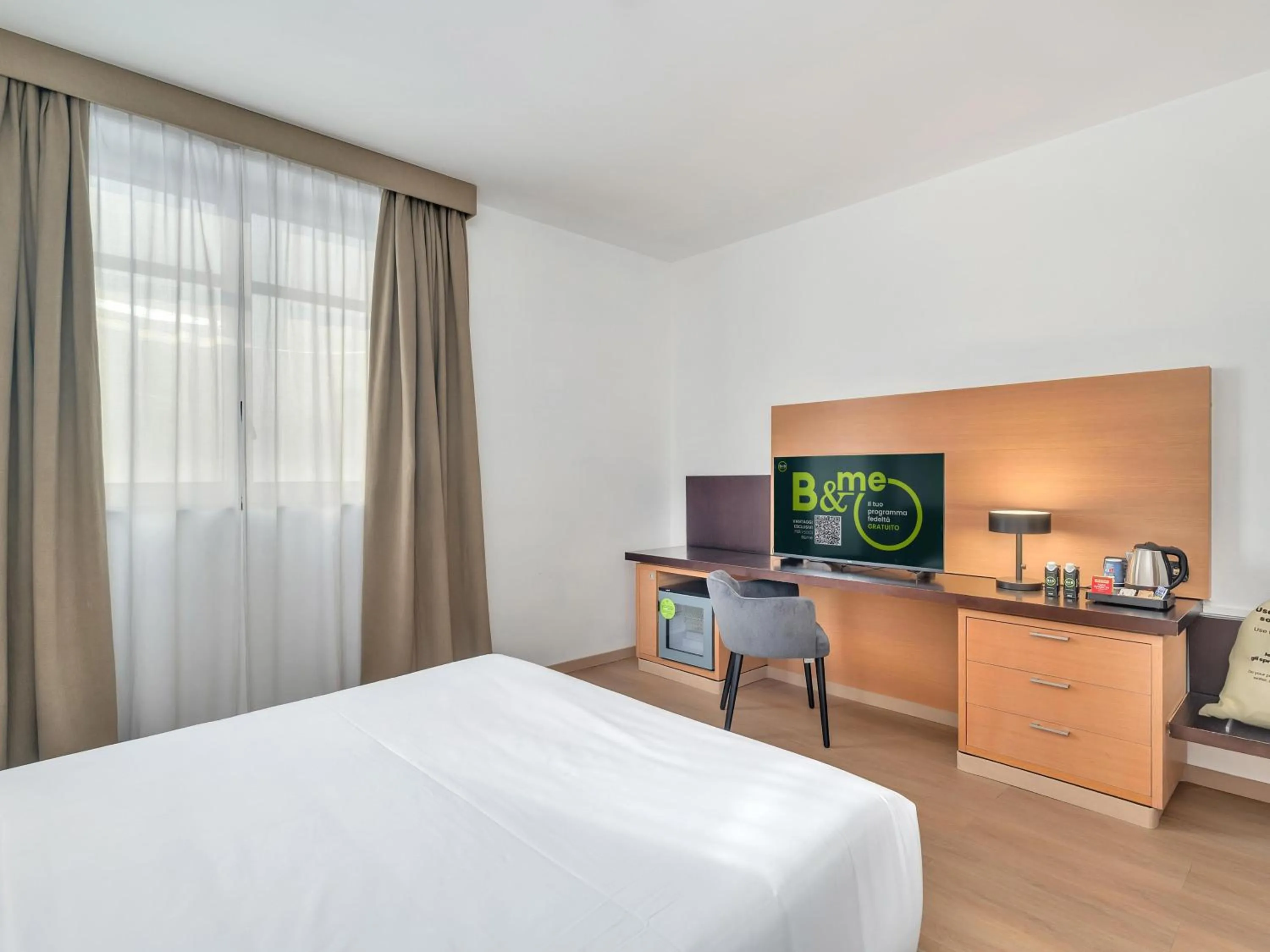 Photo of the whole room, Bed in B&B HOTEL Milano Cologno Studios