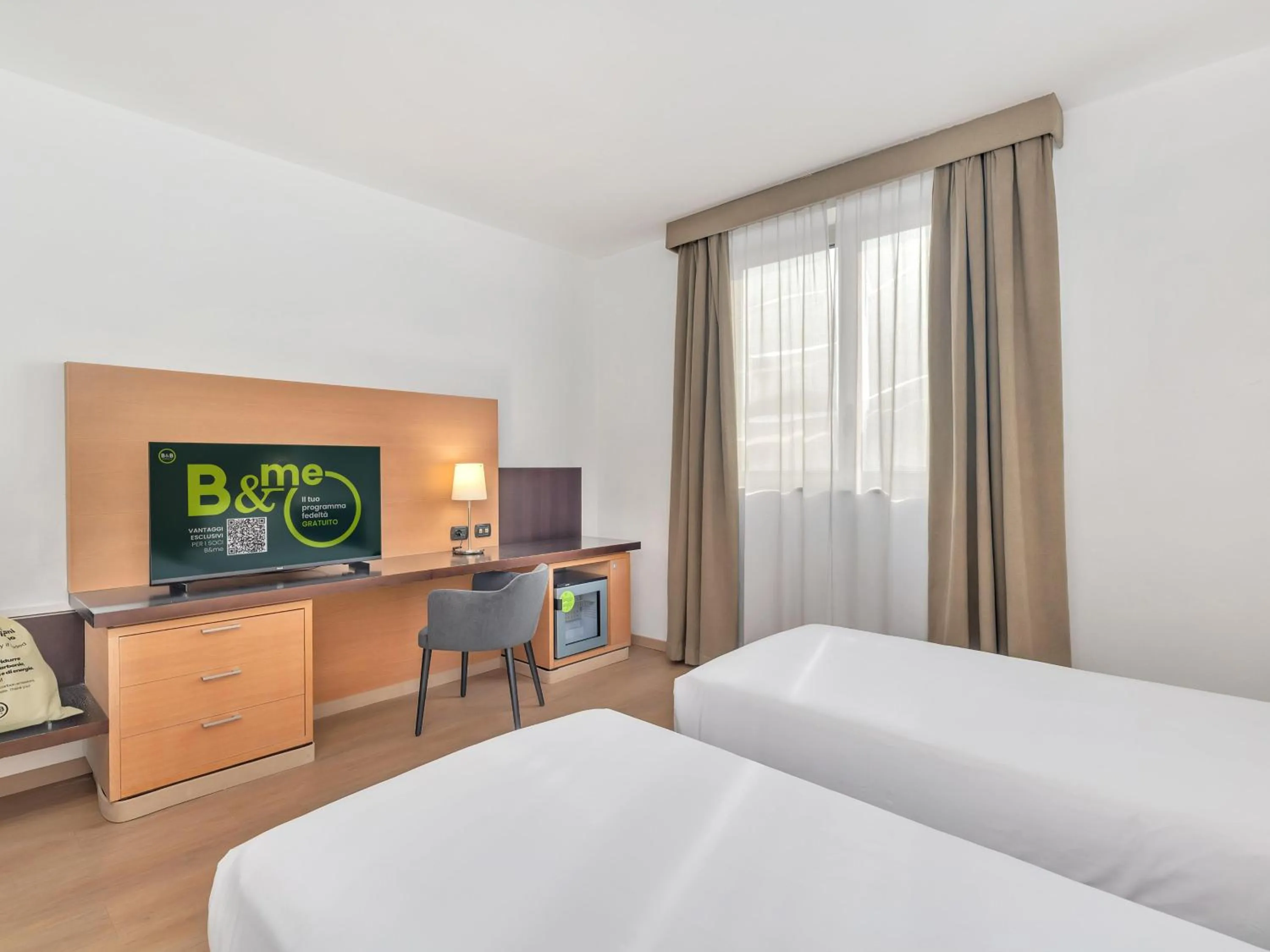 Photo of the whole room, Bed in B&B HOTEL Milano Cologno Studios