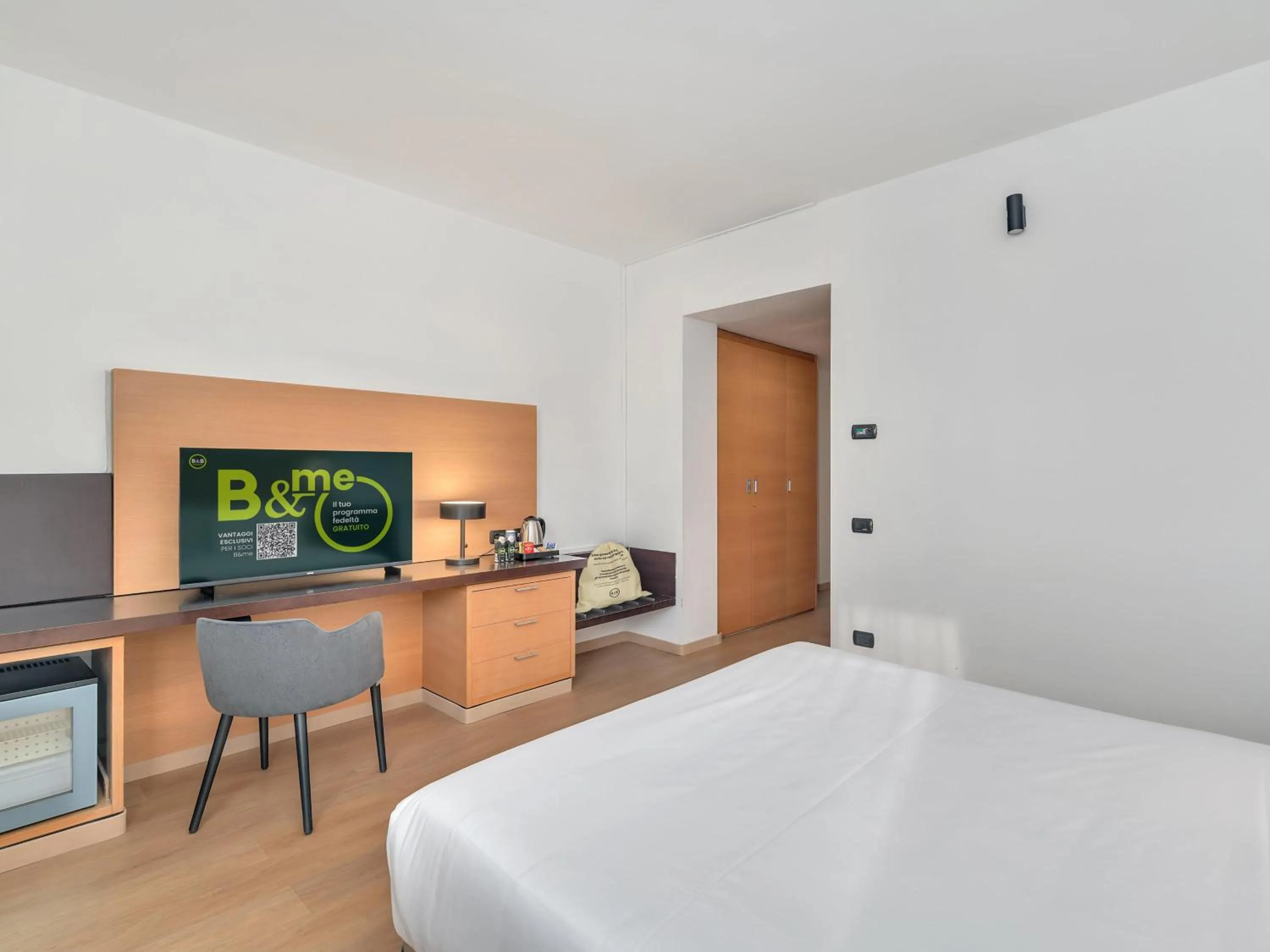 Photo of the whole room, Bed in B&B HOTEL Milano Cologno Studios