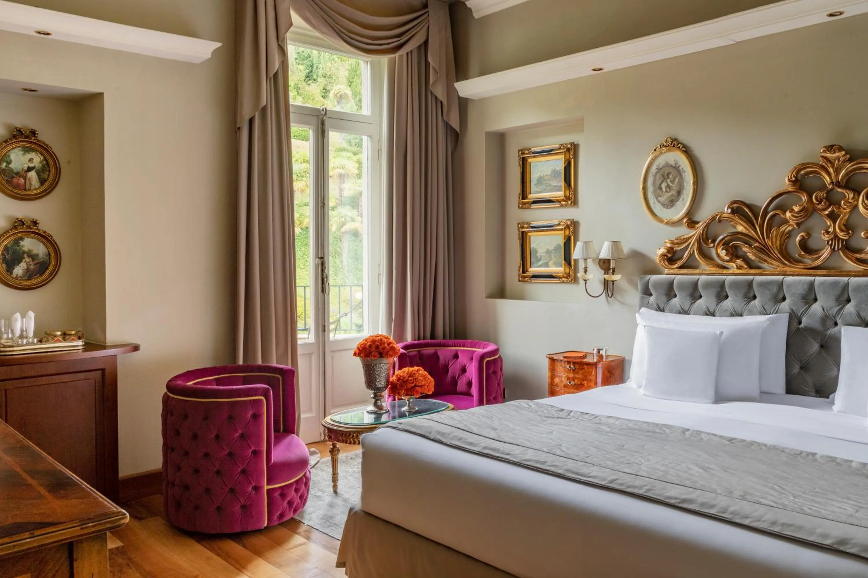 Bedroom, Bed in Grand Hotel Tremezzo