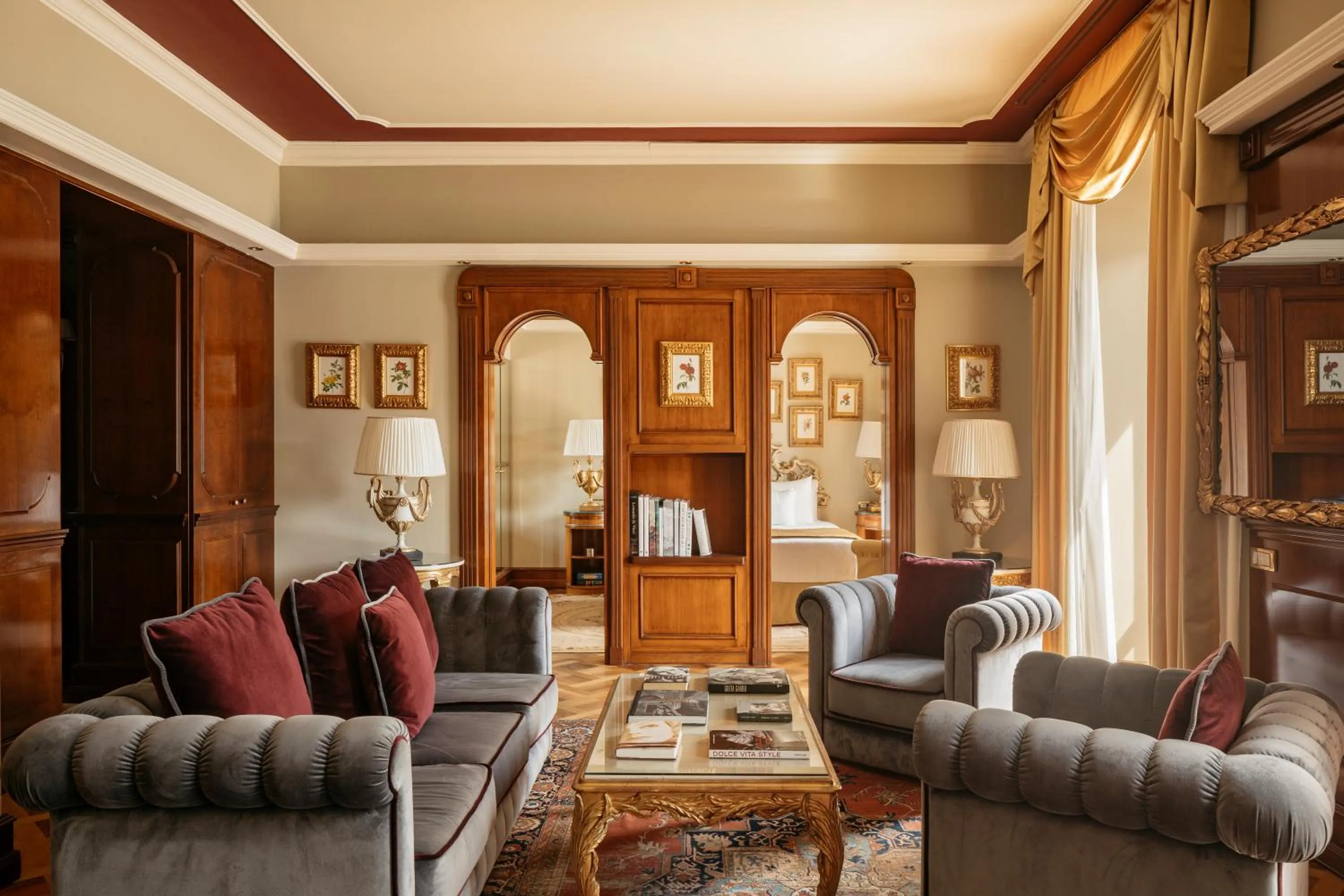 Living room in Grand Hotel Tremezzo