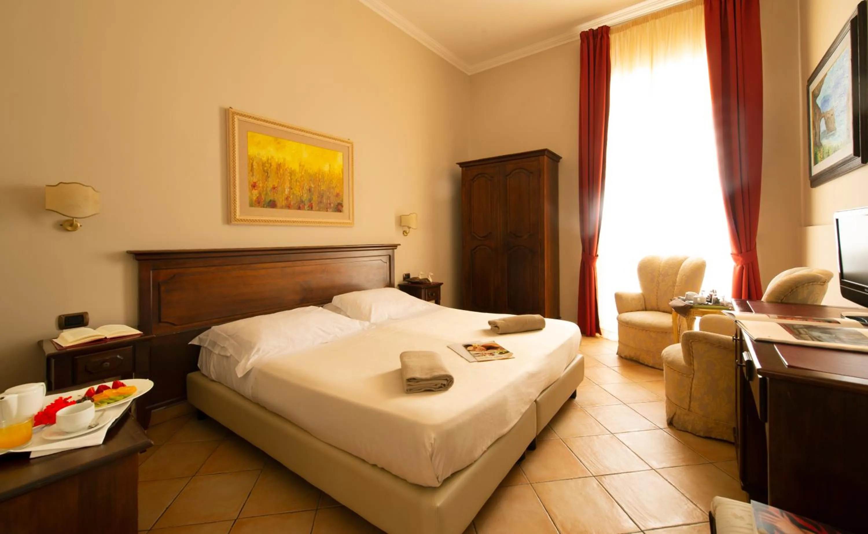 Double Room with Garden View in Charme Hotel Villa Principe Fitalia