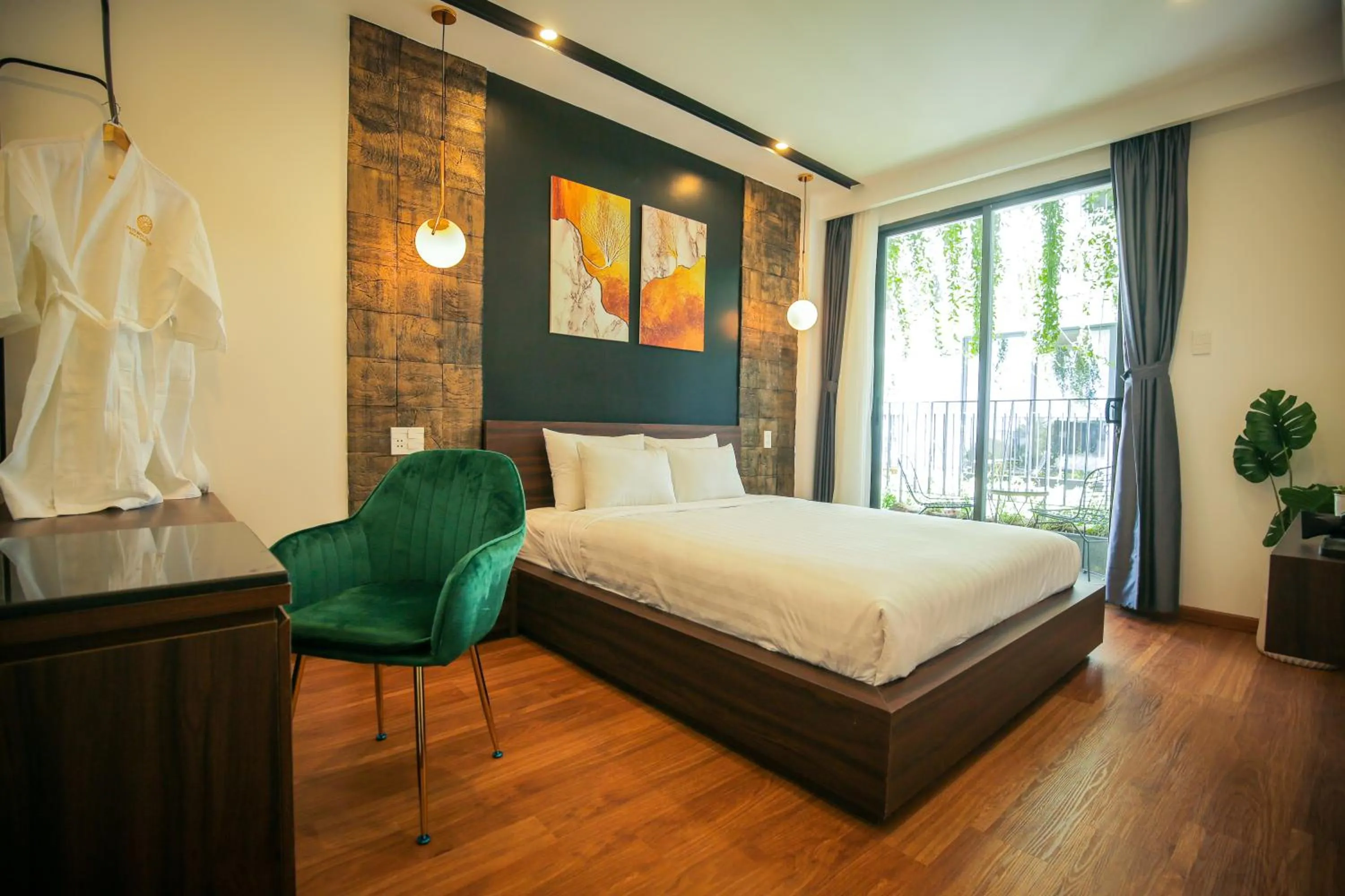 Bed in Fati Boutique Hotel & Apartment