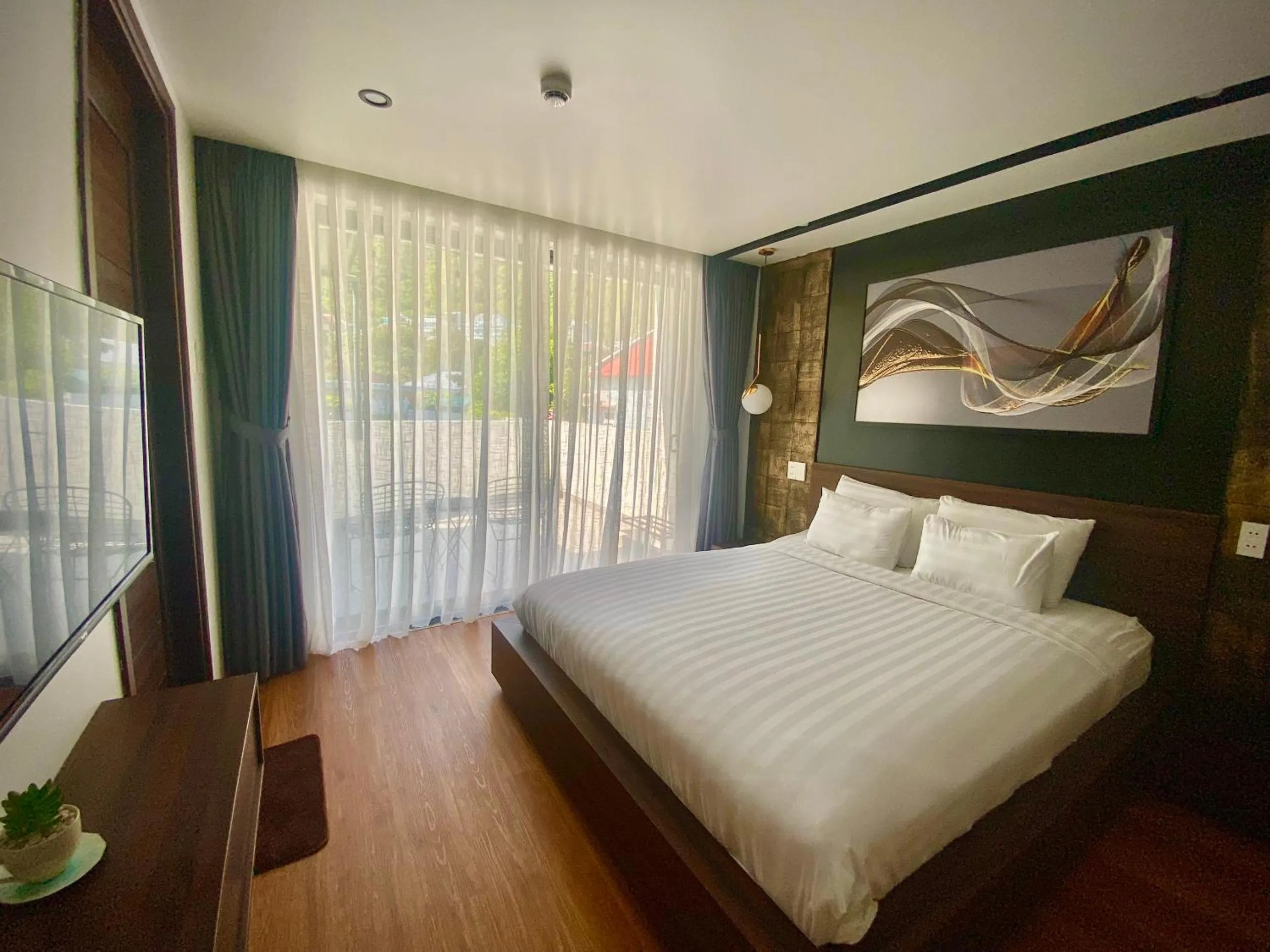 Bed in Fati Boutique Hotel & Apartment