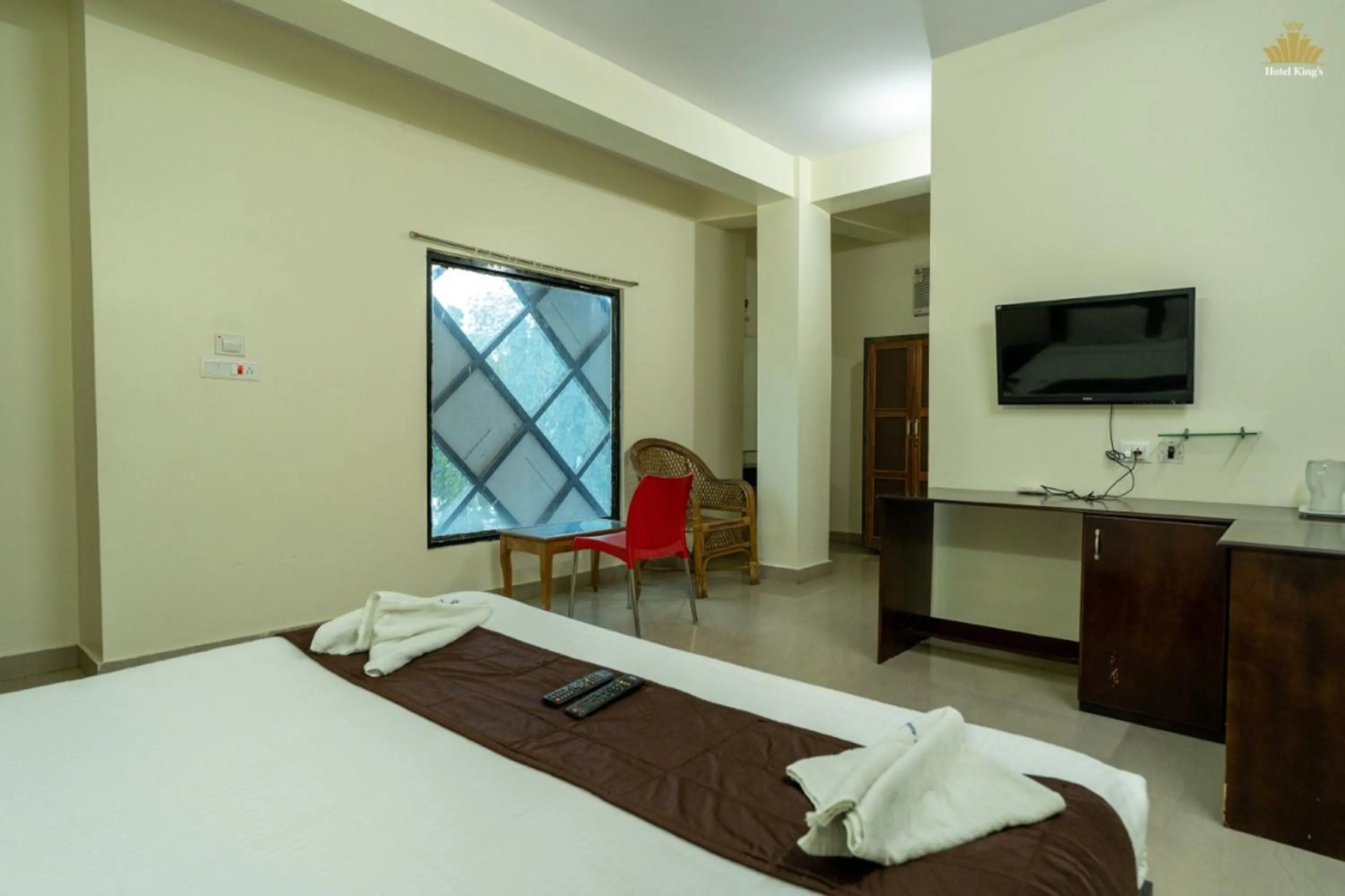 Bedroom, Bed in Hotel The King's