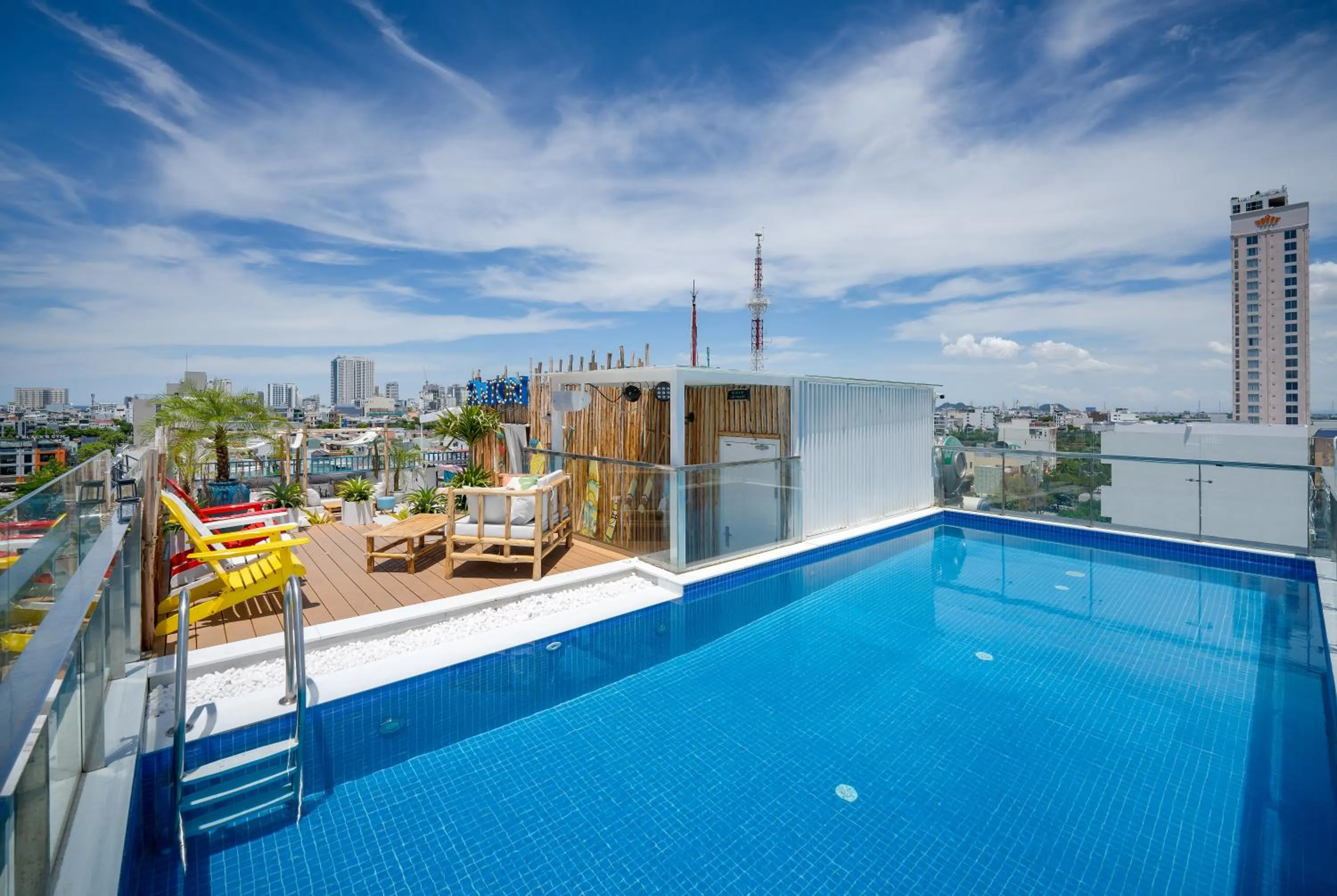Swimming pool in Santori Hotel And Spa