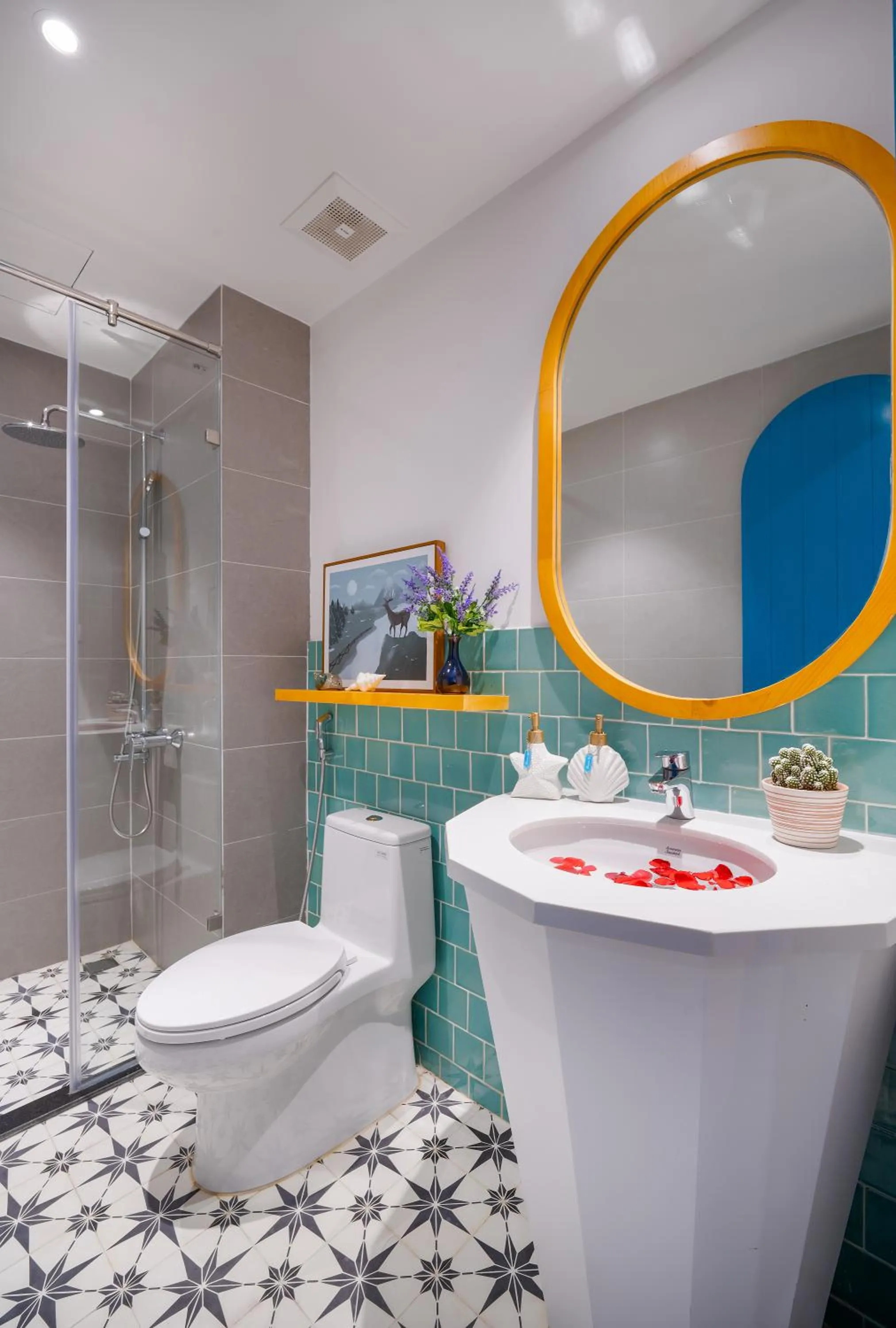 Bathroom in Santori Hotel And Spa