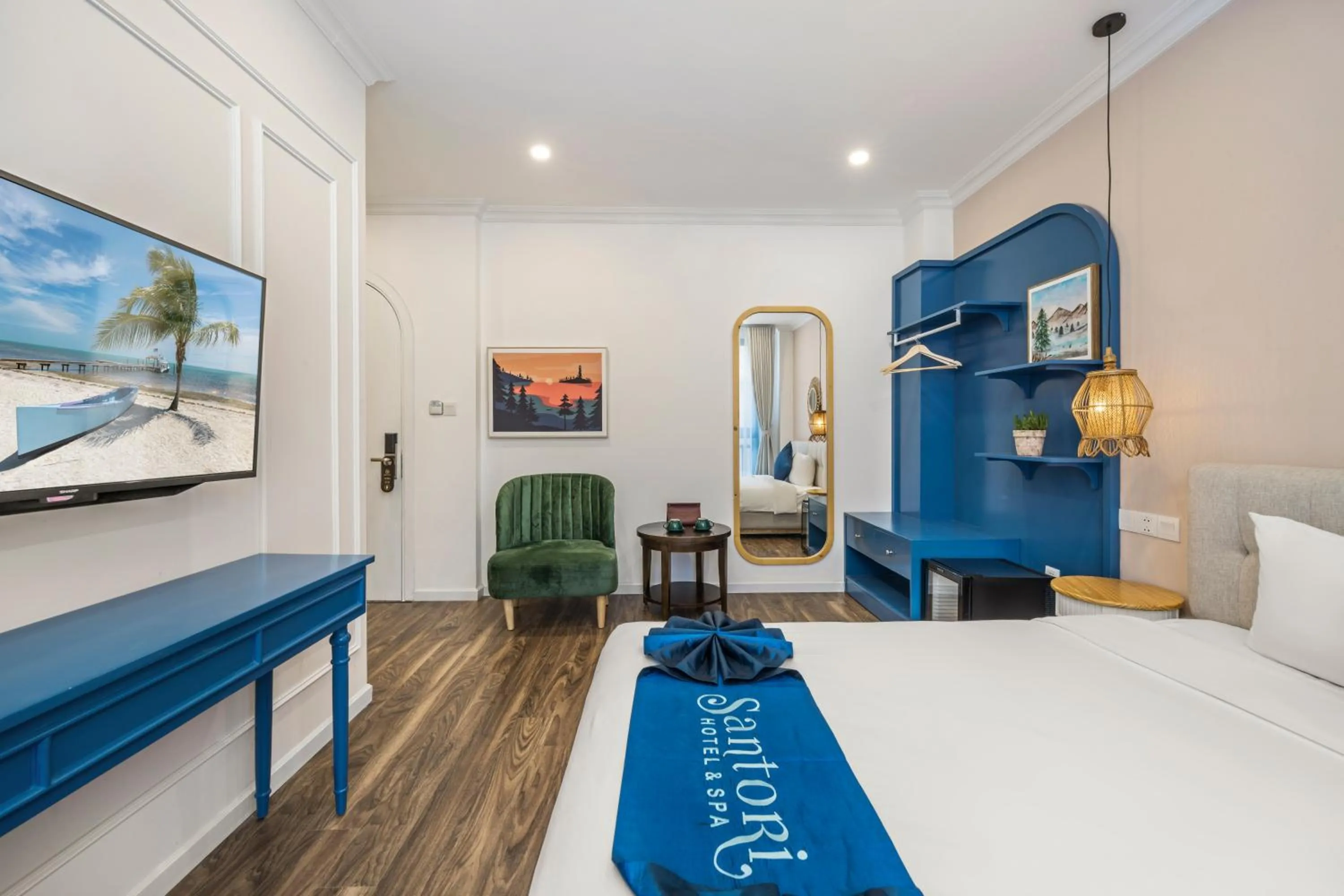 Bedroom in Santori Hotel And Spa