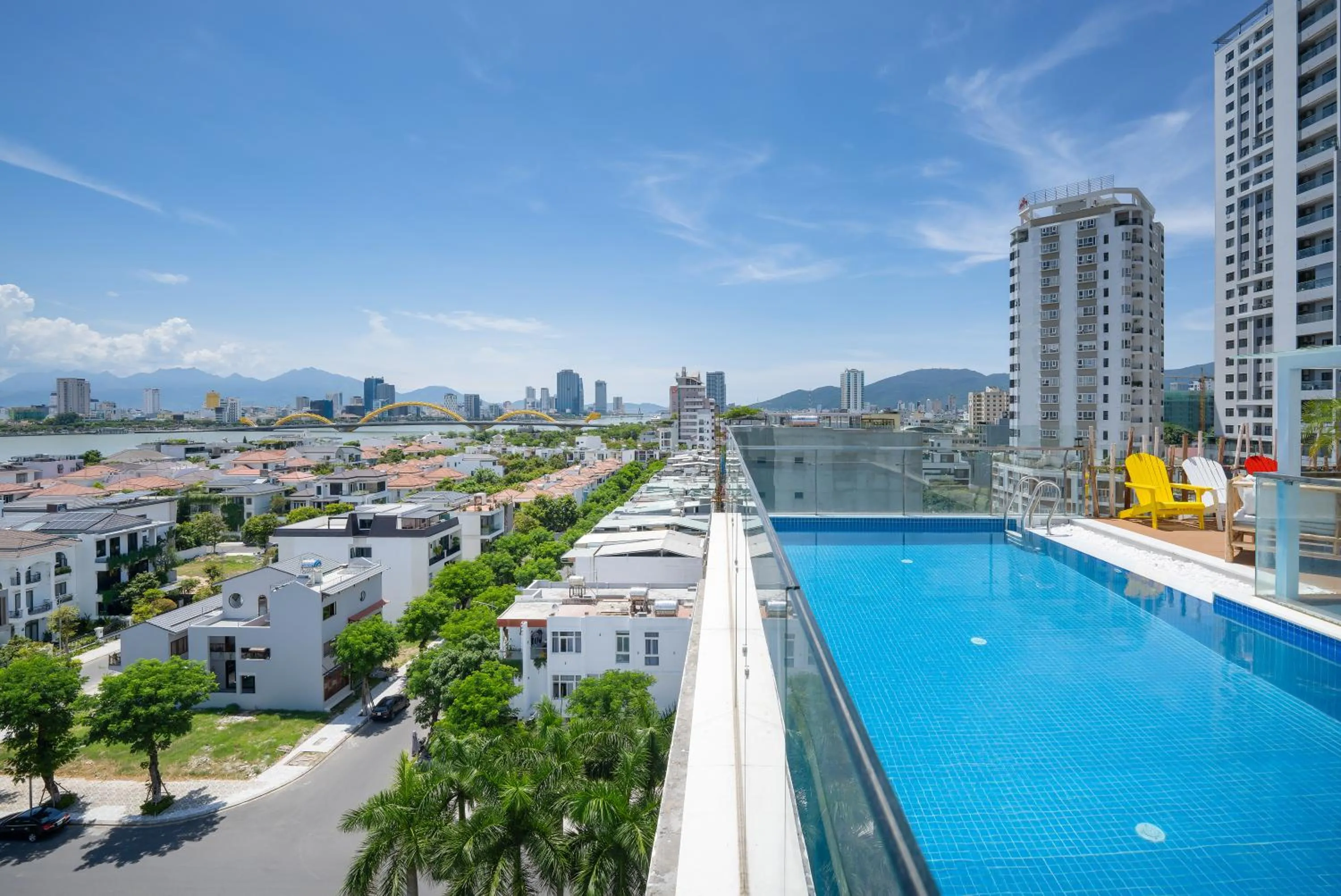 Pool view in Santori Hotel And Spa