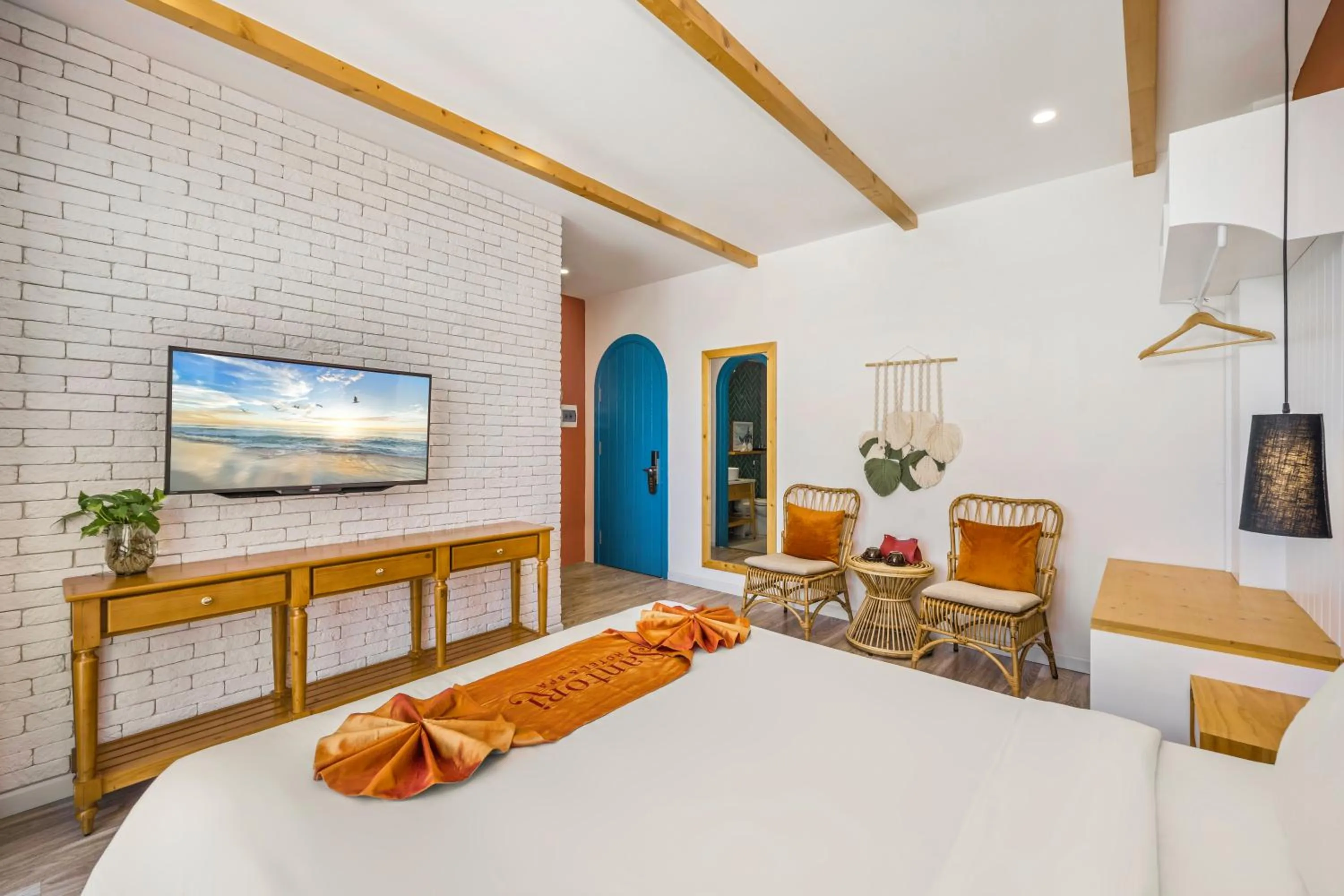 Bedroom in Santori Hotel And Spa