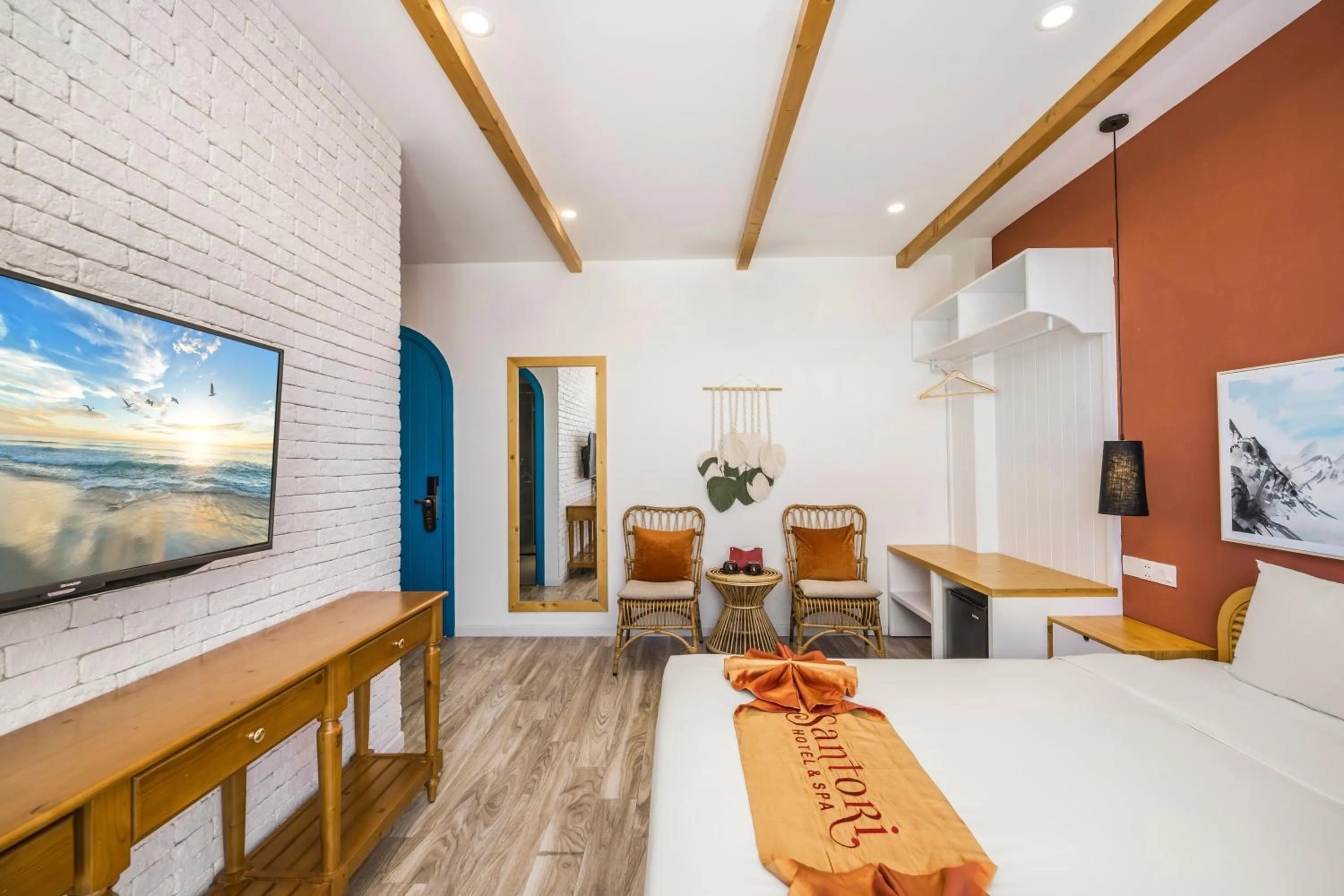 Bedroom in Santori Hotel And Spa