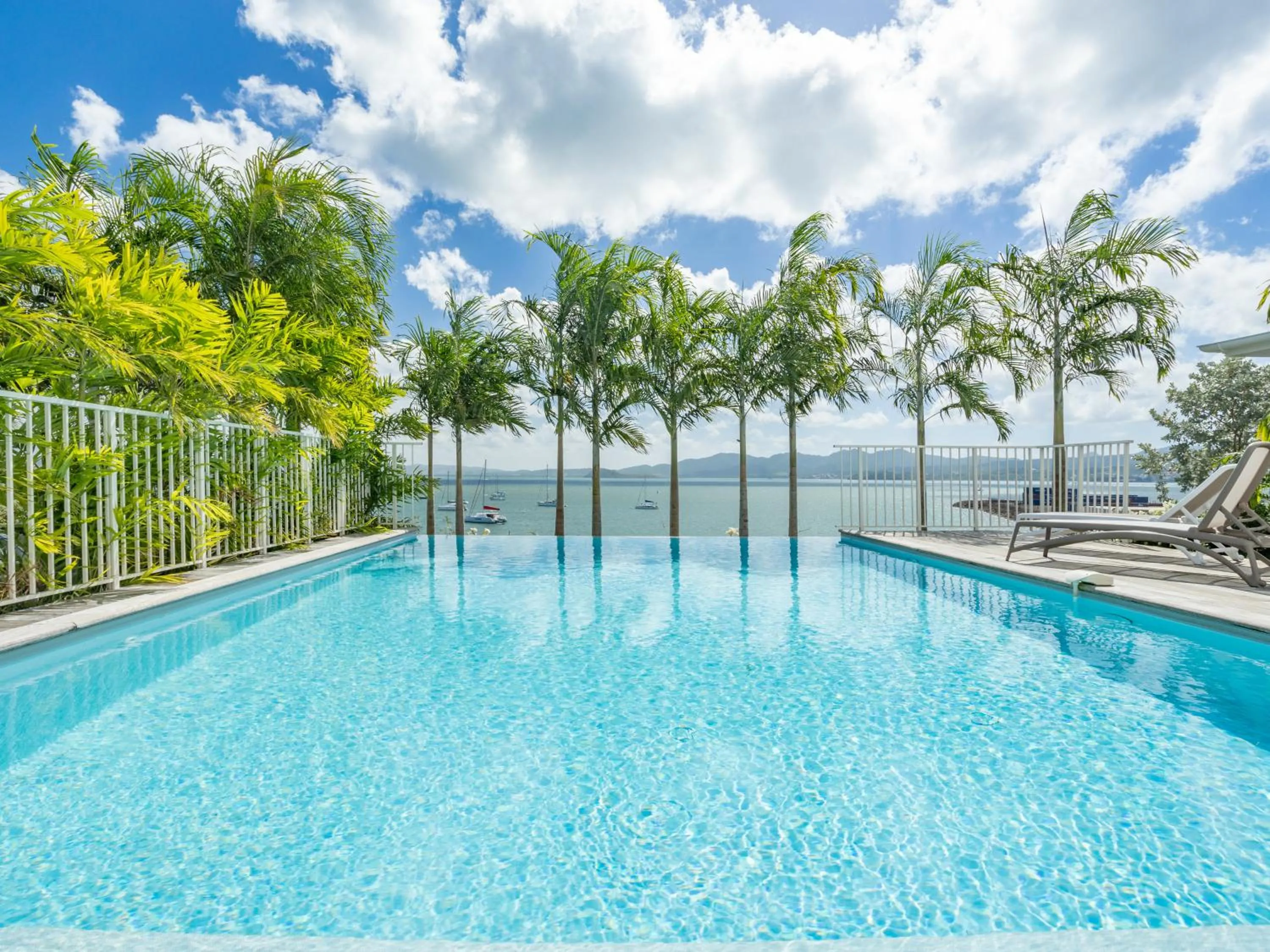 Pool view in B&B HOTEL Fort-de-France
