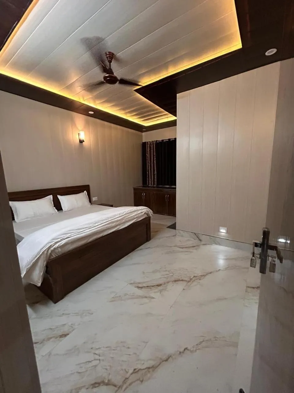 Bed in Chirag Homestay Kainchi