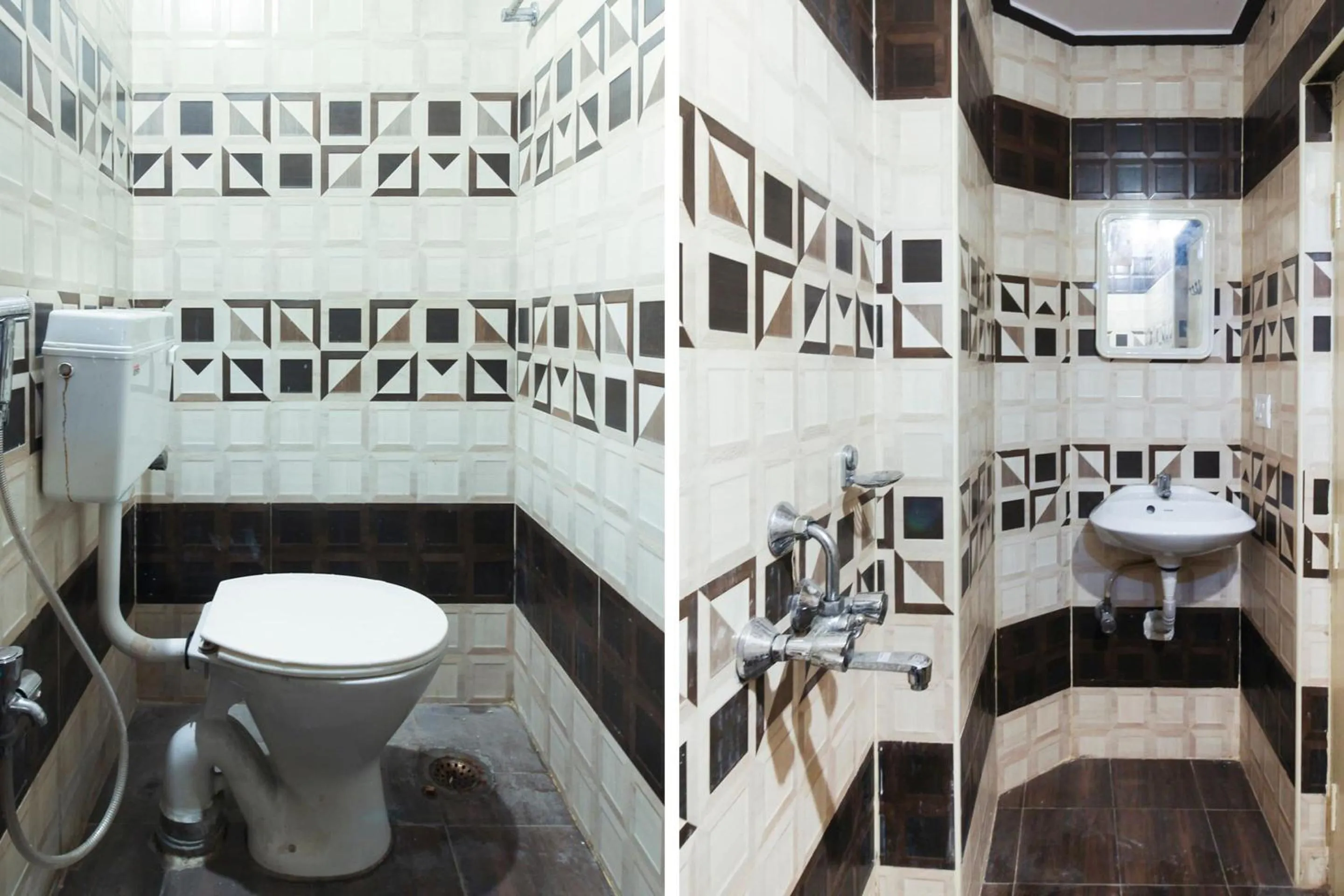 Bathroom in Hotel O by OYO V Square