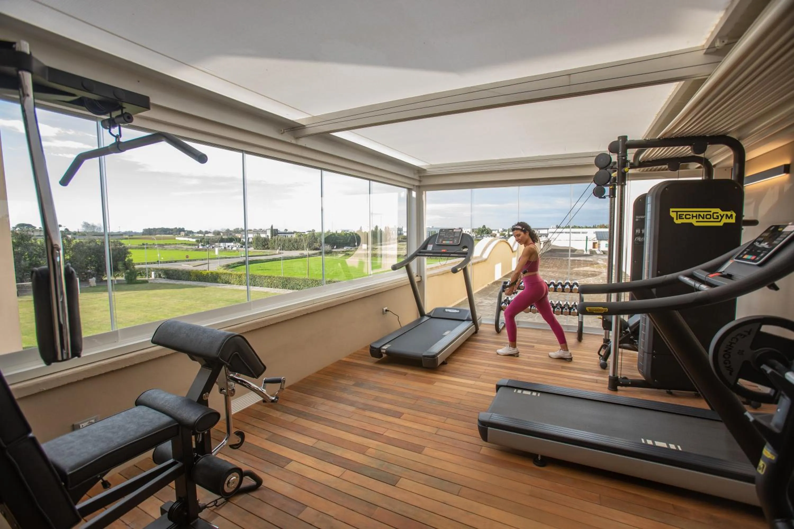 Fitness centre/facilities in Hotel Hermitage