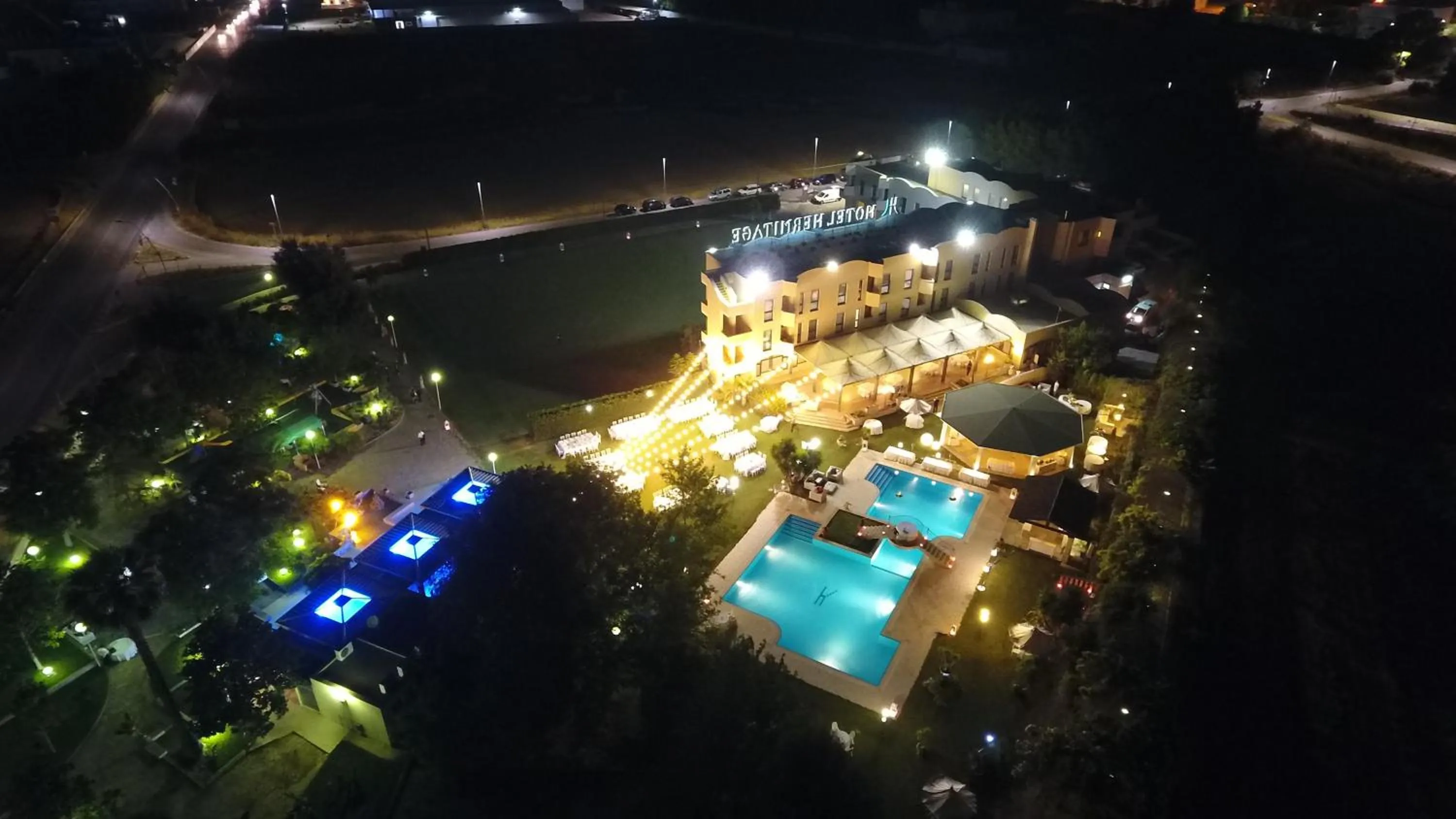 Bird's eye view in Hotel Hermitage