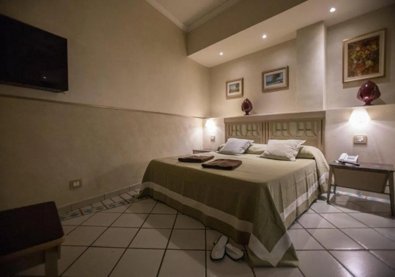 Bed in Hotel Hermitage