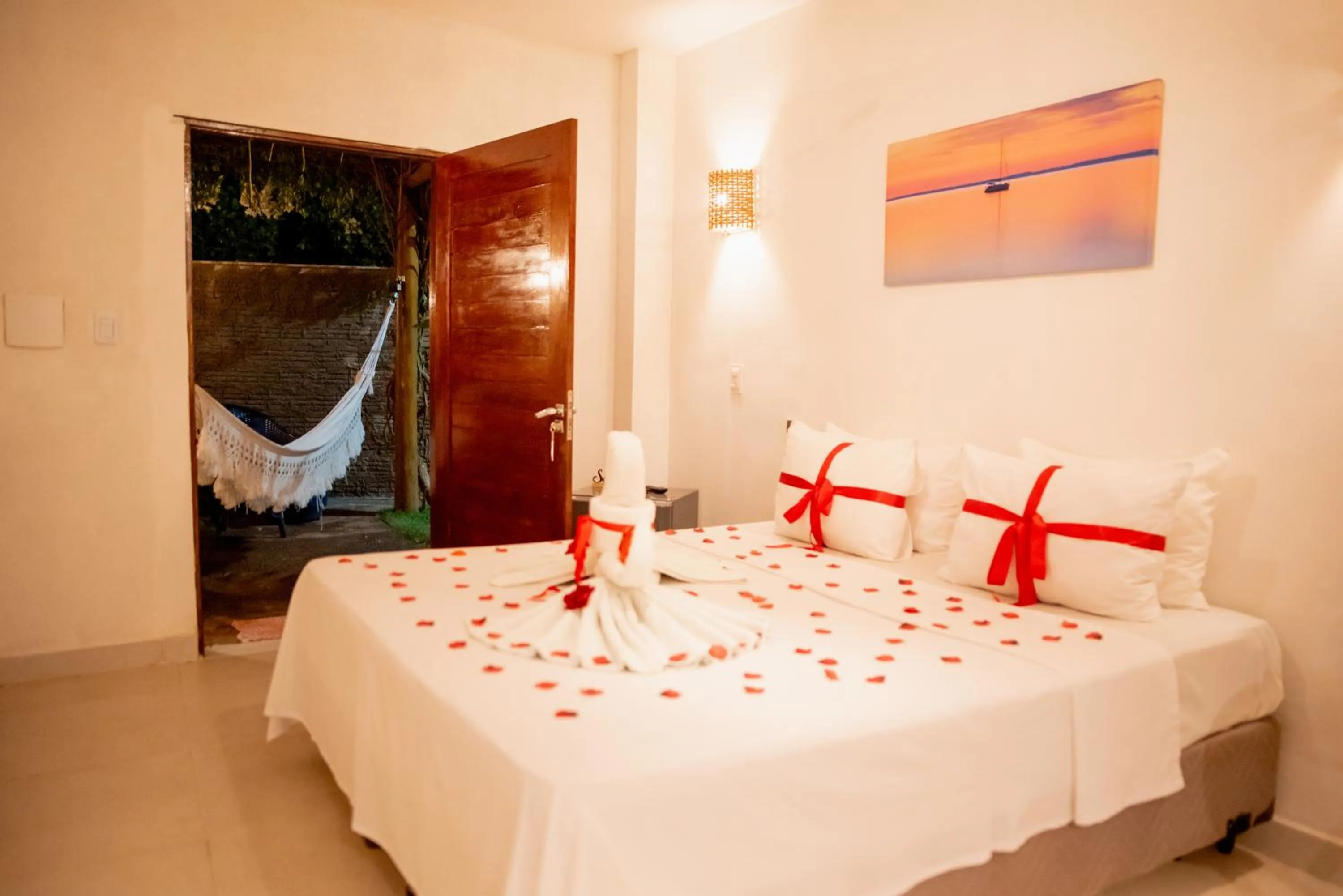 Bed in Pousada Solarium de Gostoso