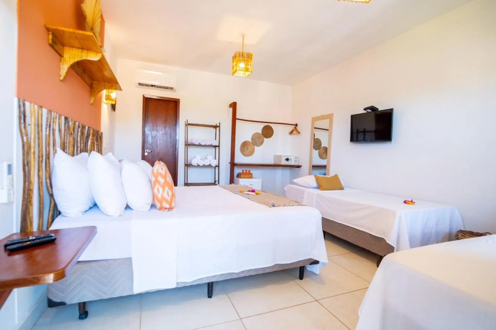 Bed in Pousada Solarium de Gostoso