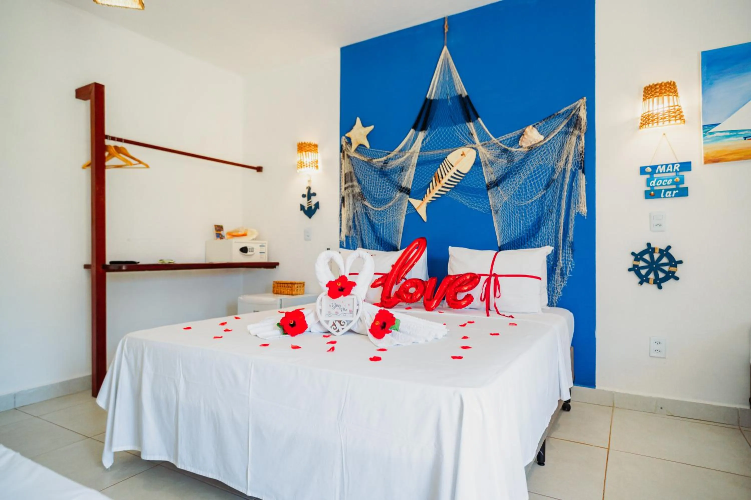 Bed in Pousada Solarium de Gostoso