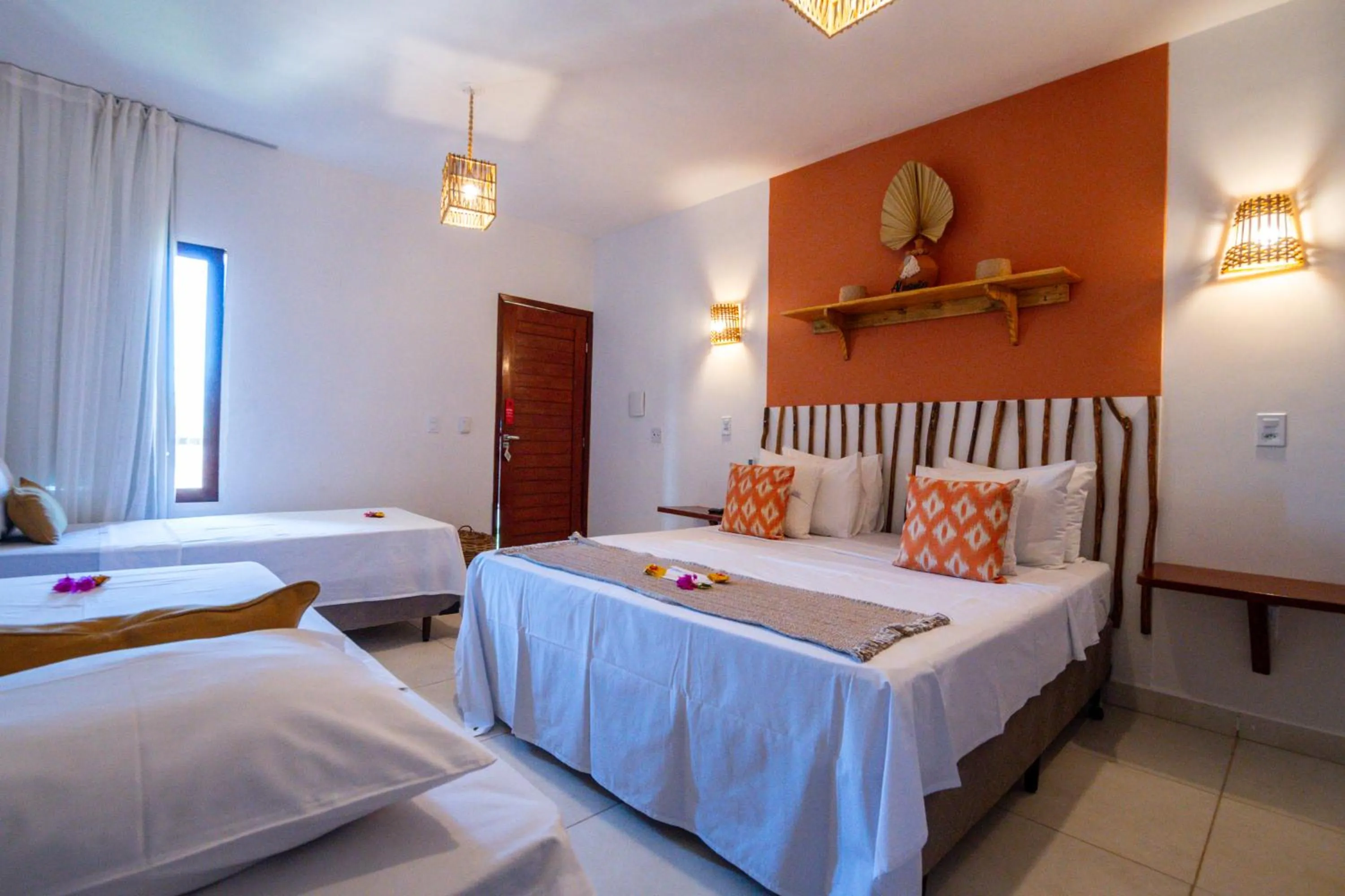 Bed in Pousada Solarium de Gostoso