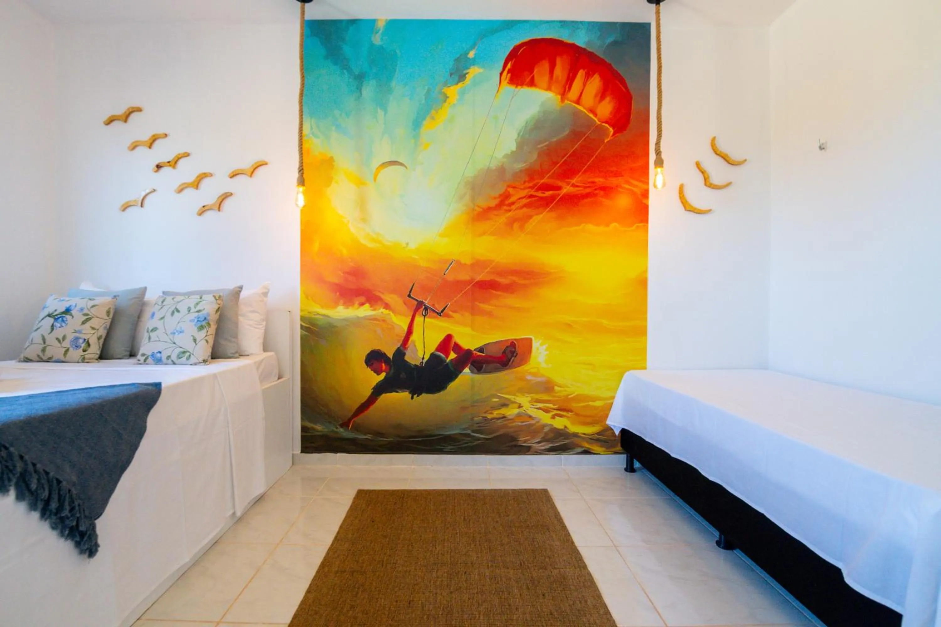 Bed in Pousada Solarium de Gostoso