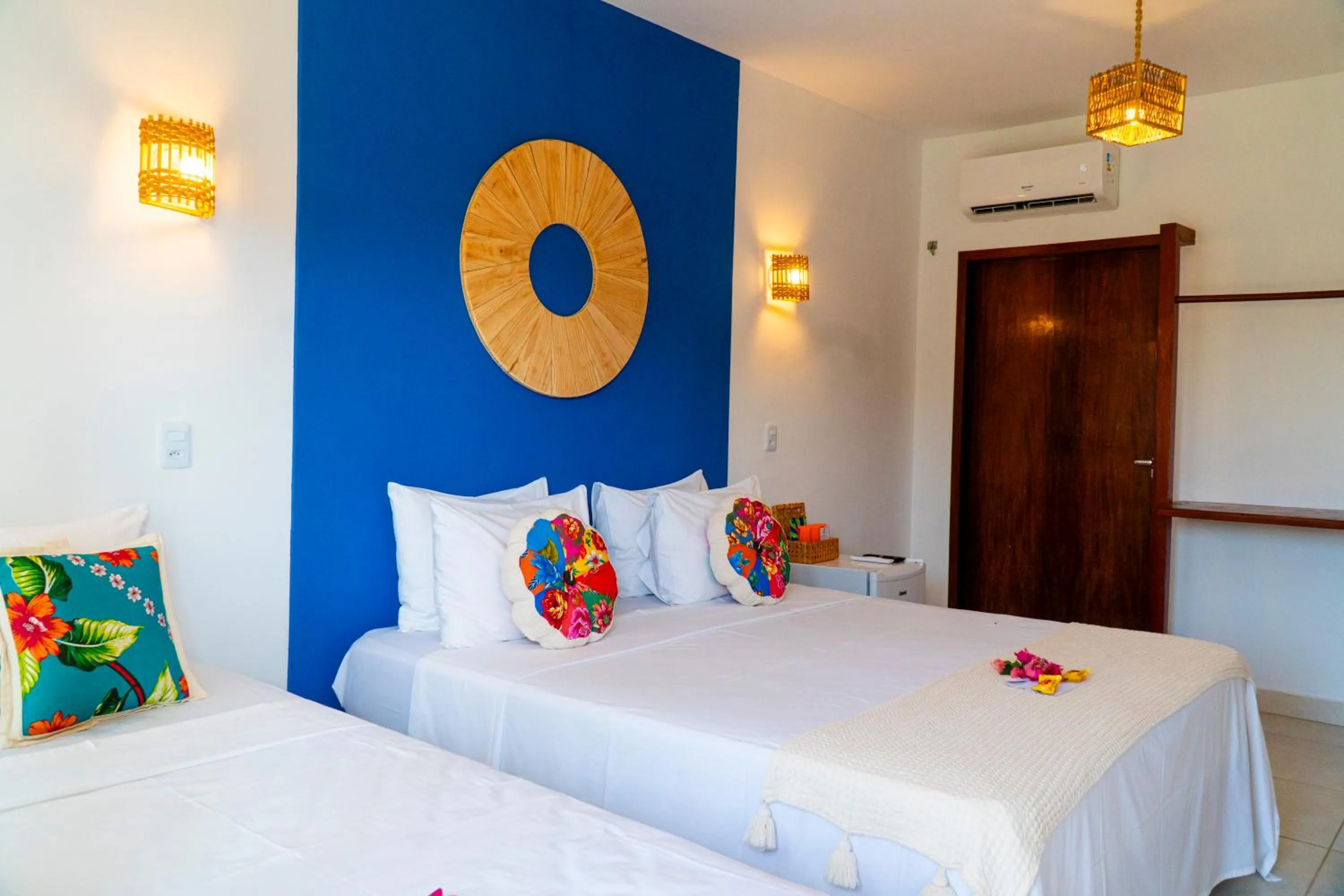 Bed in Pousada Solarium de Gostoso