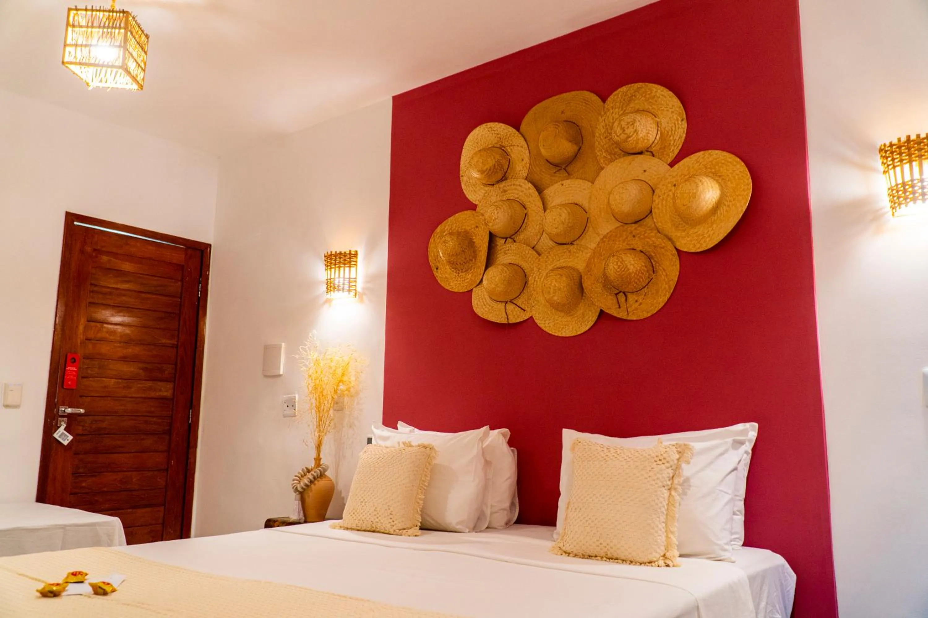 Bed in Pousada Solarium de Gostoso