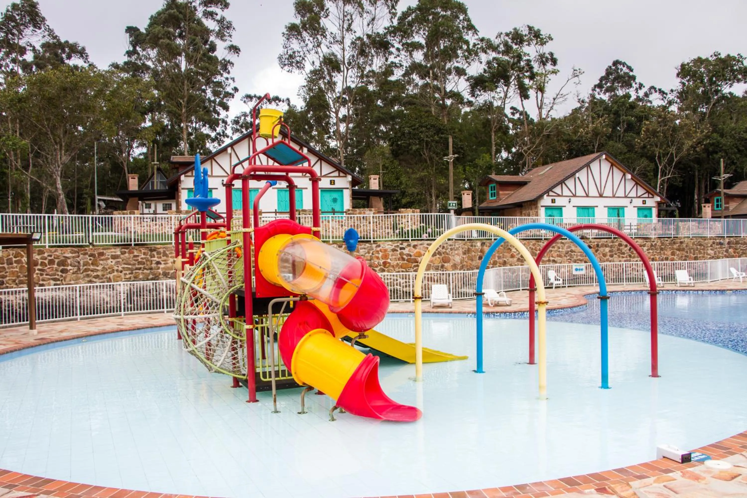 Aqua park in Hotel Mesa De Los Santos