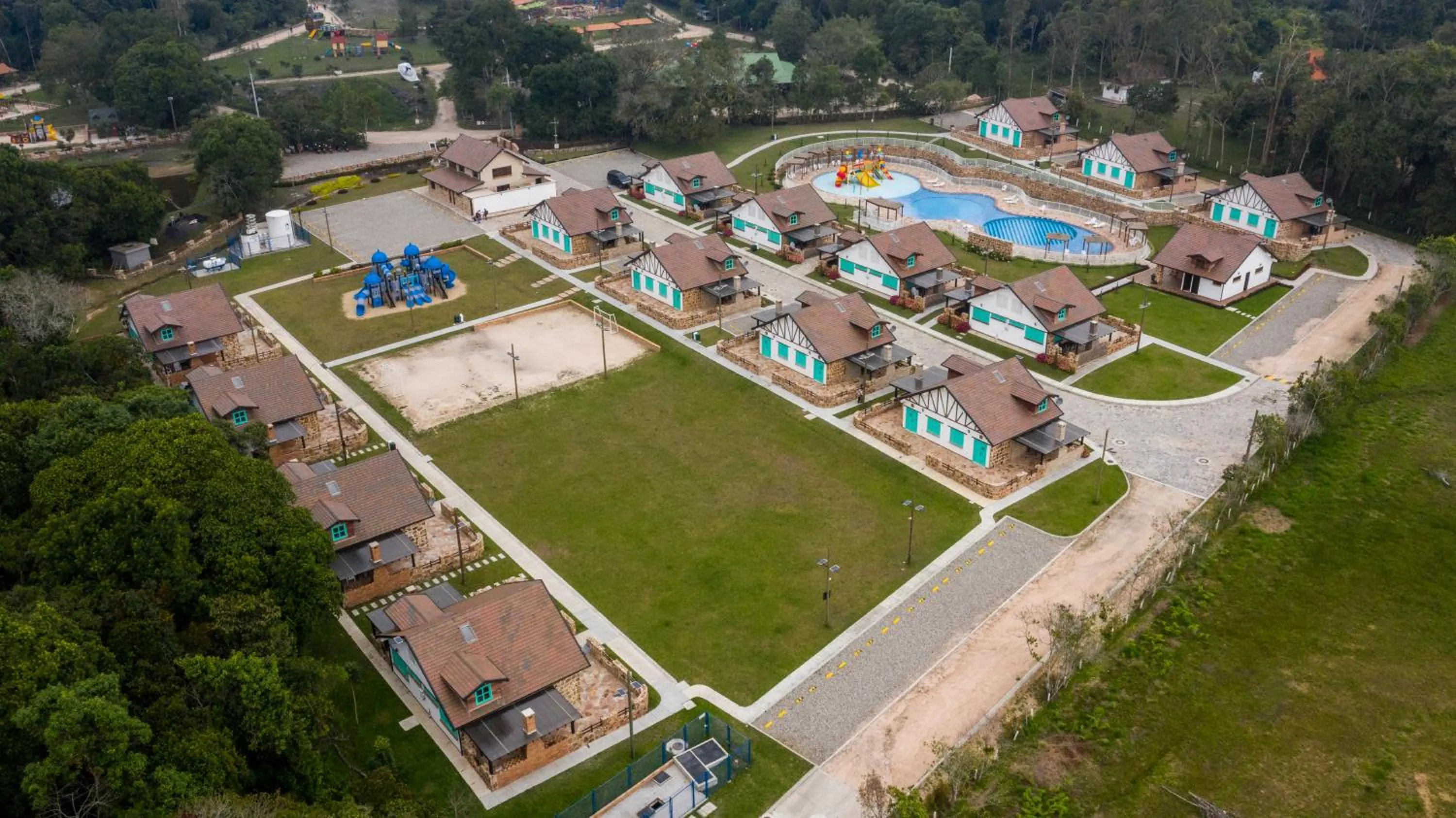 Bird's eye view in Hotel Mesa De Los Santos